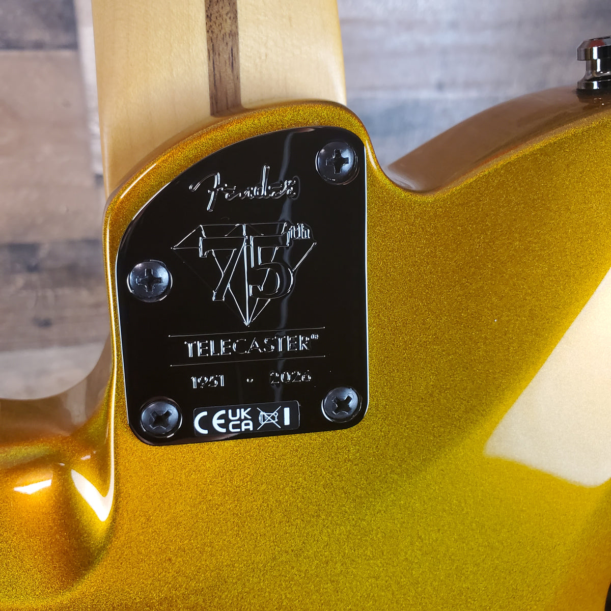 Fender 75th Anniversary American Ultra II Telecaster - Liquid Gold