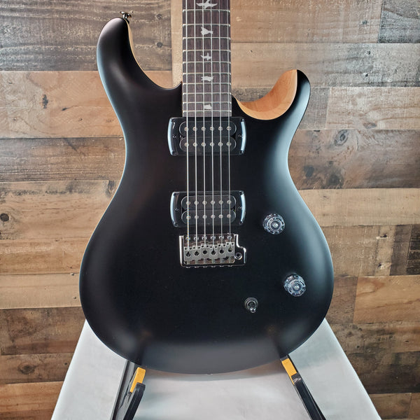 PRS SE CE 24 Satin - Flat Black Top, C&M Exclusive - Black / Smoked Hardware, Free Plek & Setup #735