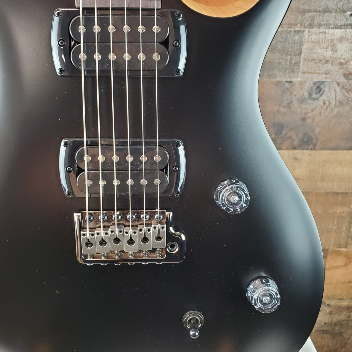 PRS SE CE 24 Satin - Flat Black Top, C&M Exclusive - Black / Smoked Hardware, Free Plek & Setup #735