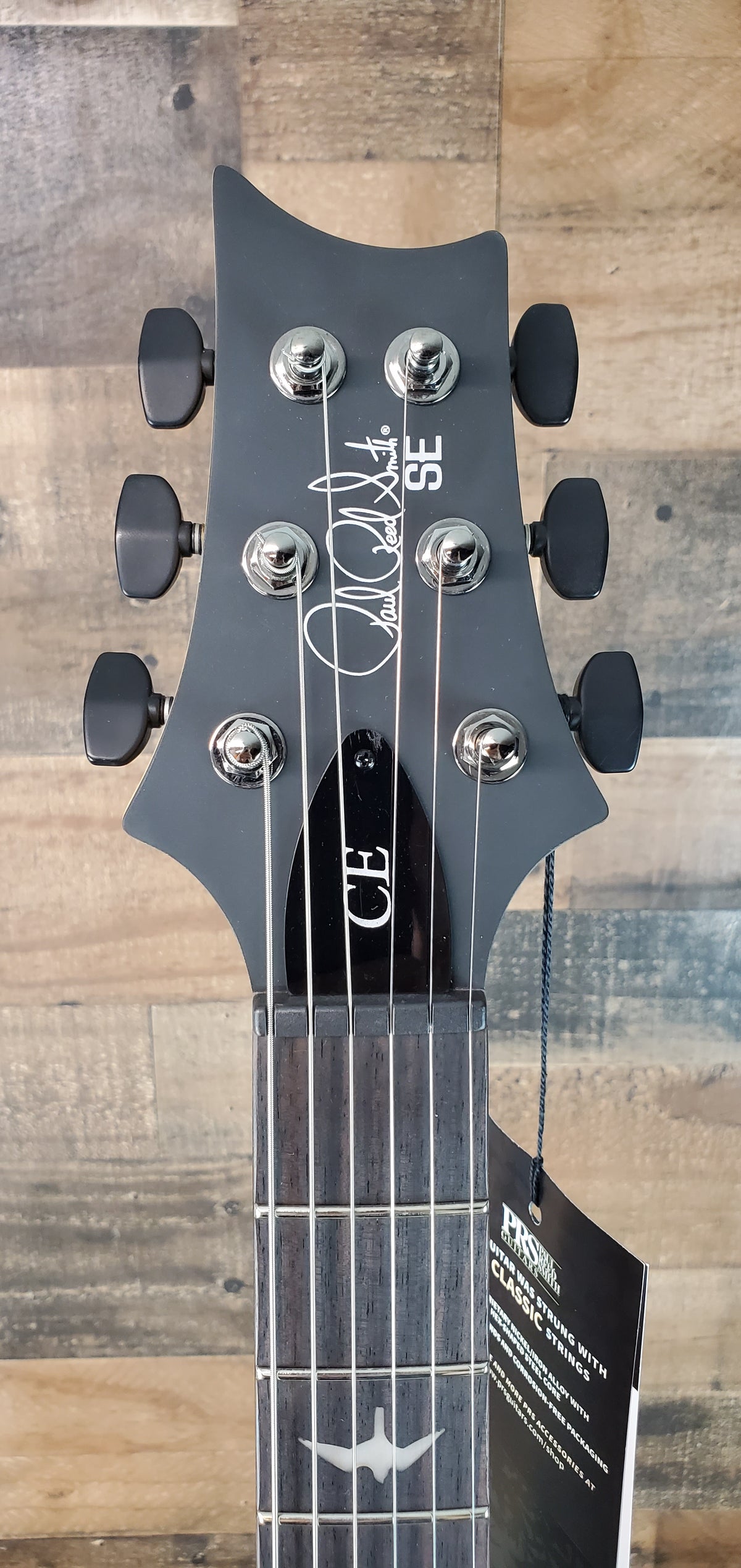 PRS SE CE 24 Satin - Flat Black Top, C&M Exclusive - Black / Smoked Hardware, Free Plek & Setup #735