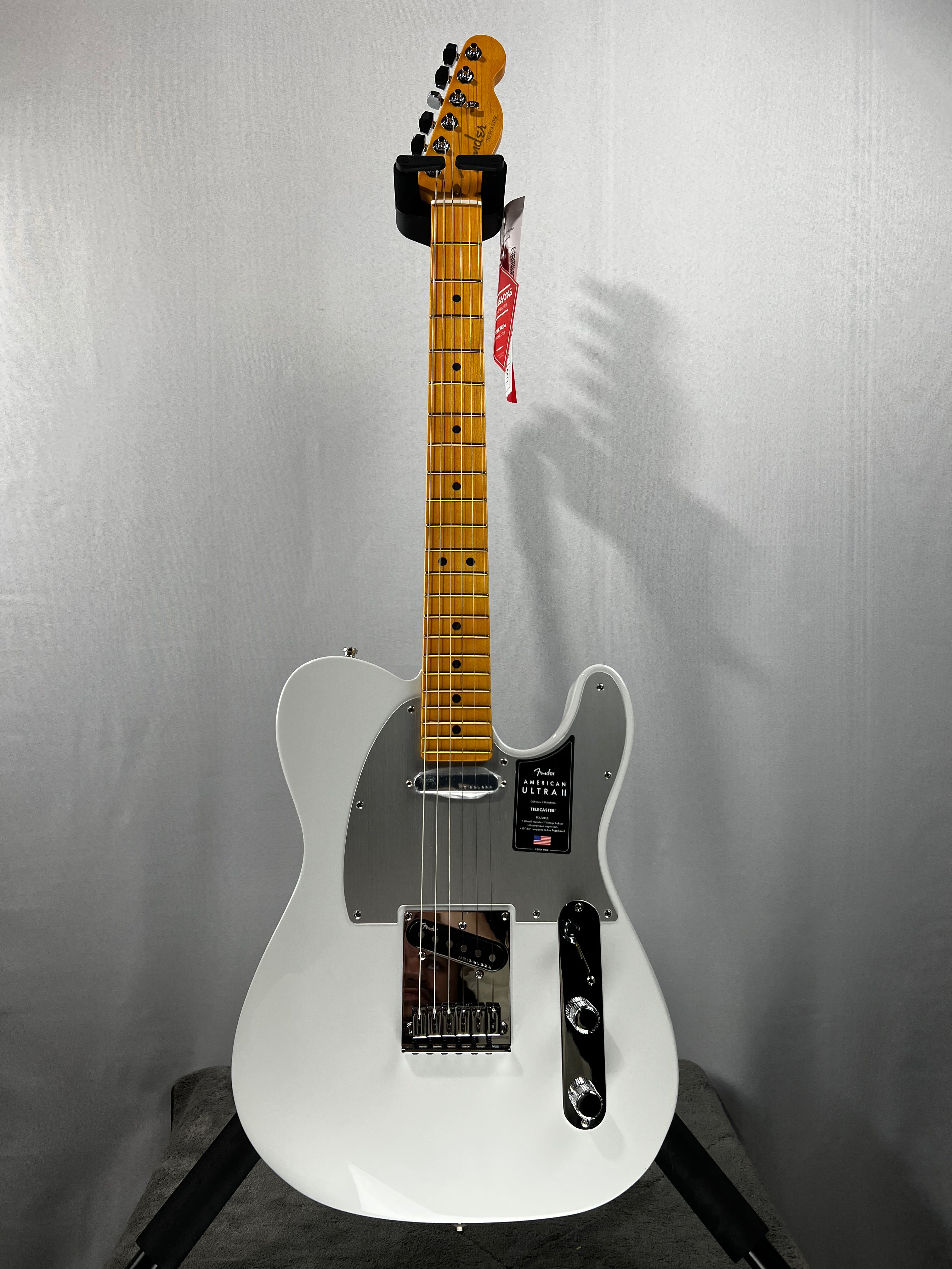 American Ultra II Telecaster Electric Guitar - Avalanche, Maple Fingerboard #087