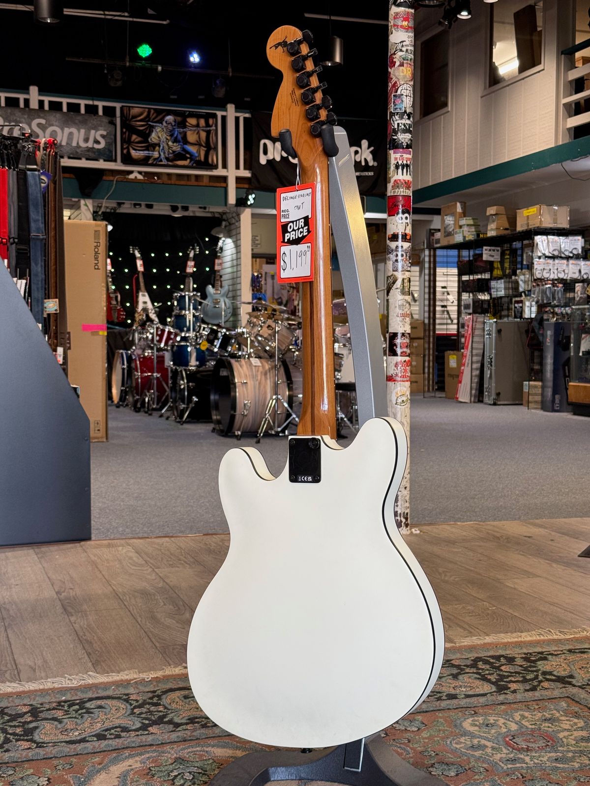 Fender Tom DeLonge Starcaster, Olympic White