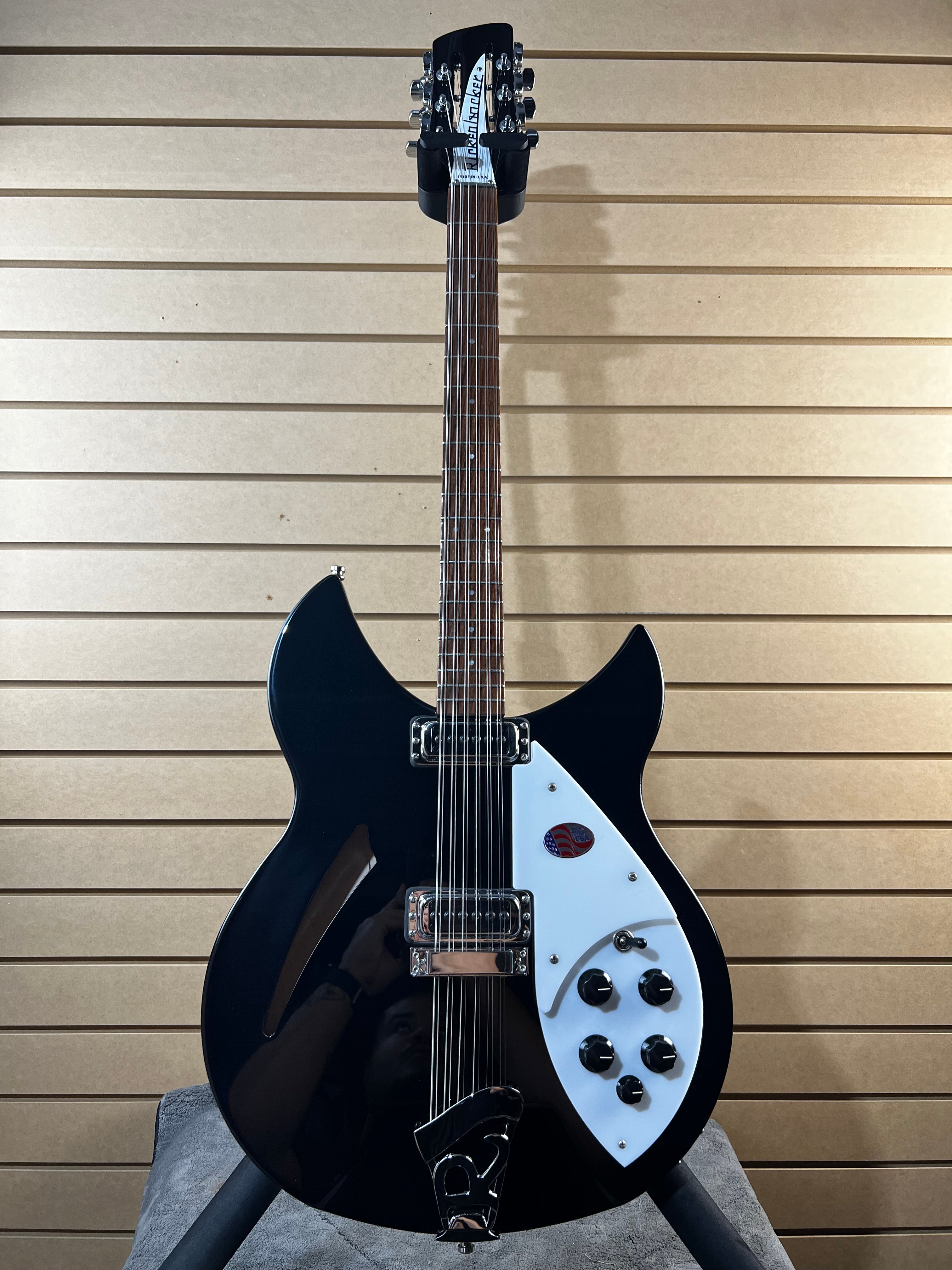 2024 Rickenbacker 330/12 Jetglo Semi-Hollow Electric #734