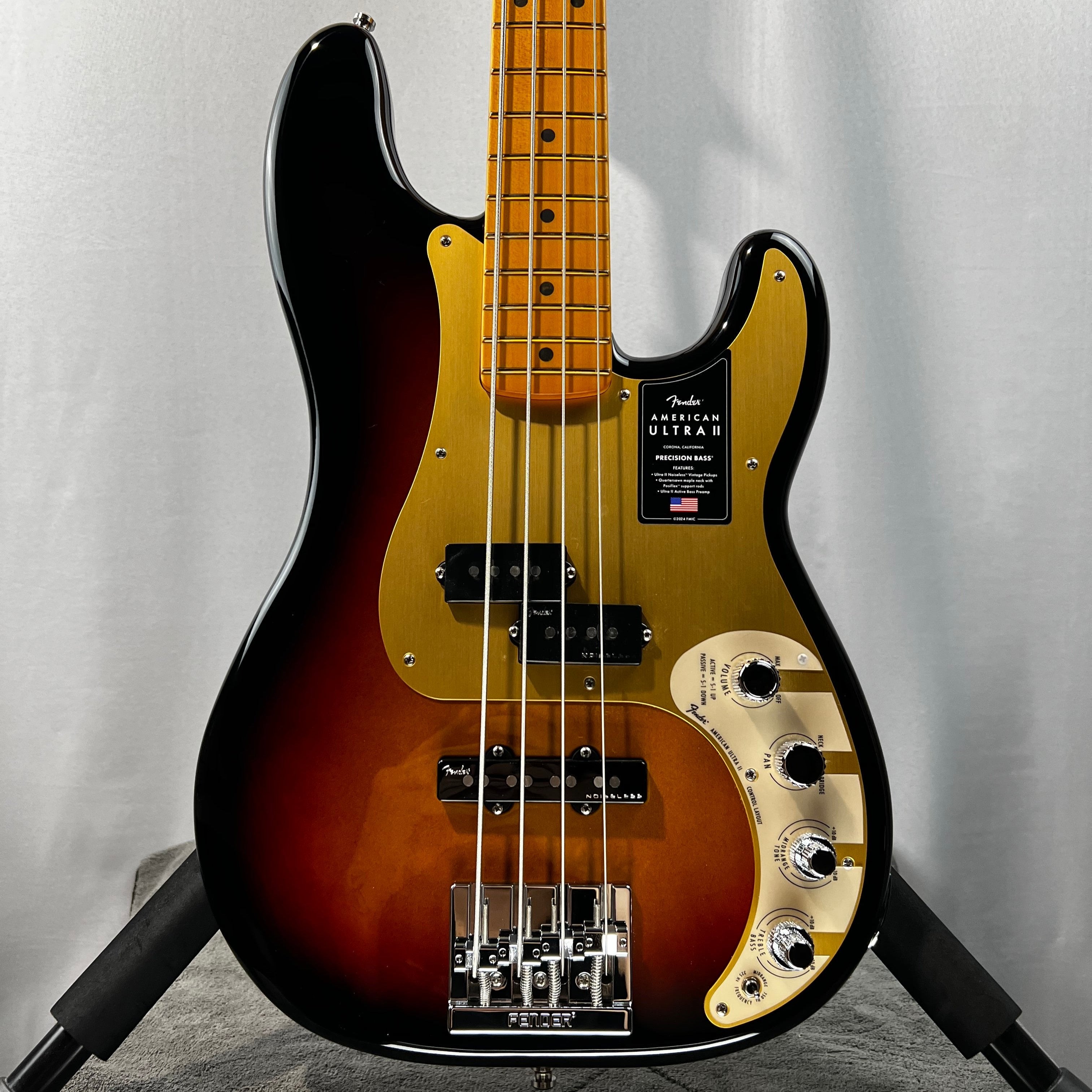 American Ultra II Precision Bass - Ultraburst, Maple Fingerboard #341