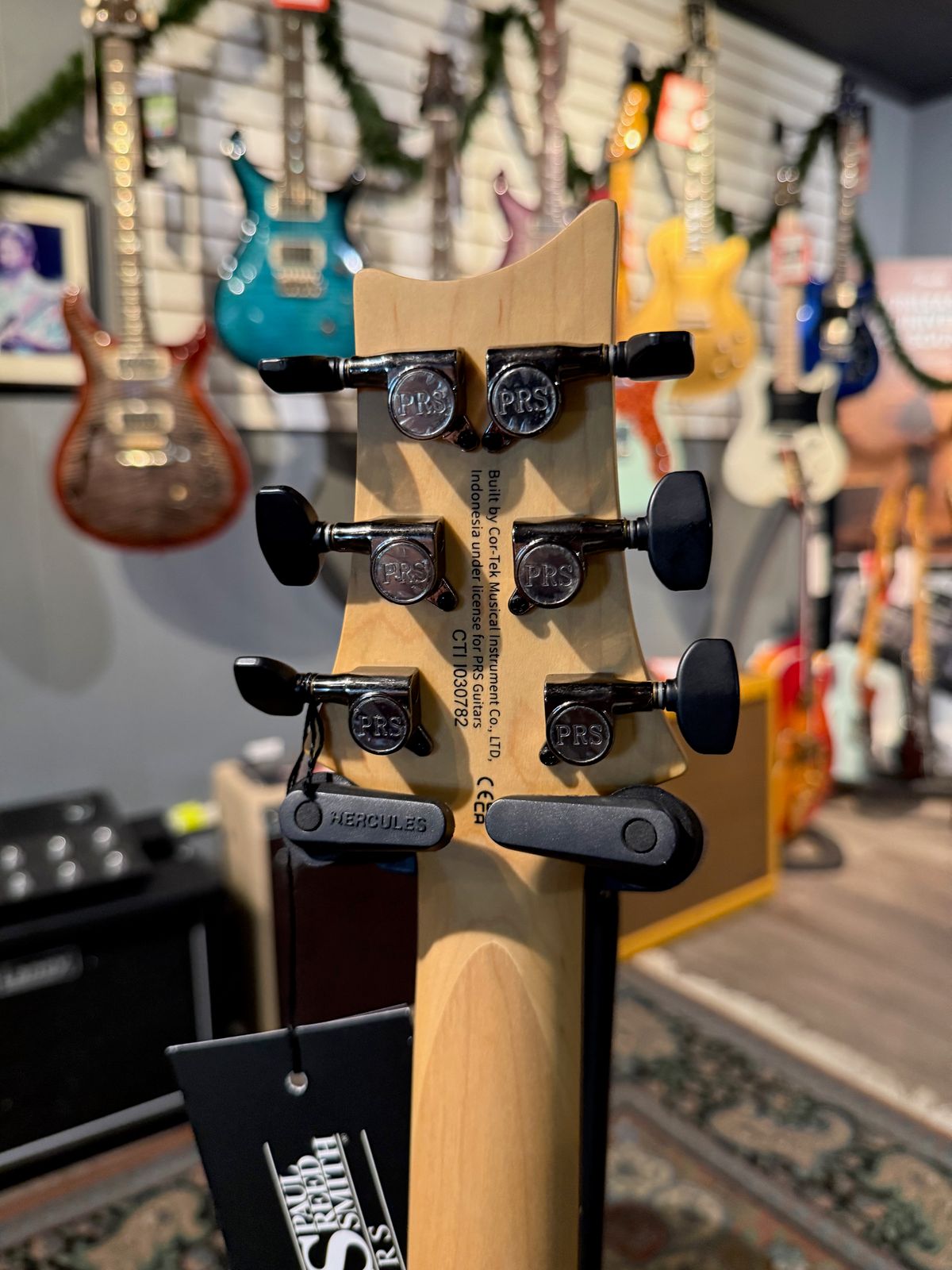 PRS SE CE 24 Satin Flat White Top, C&M Exclusive 782