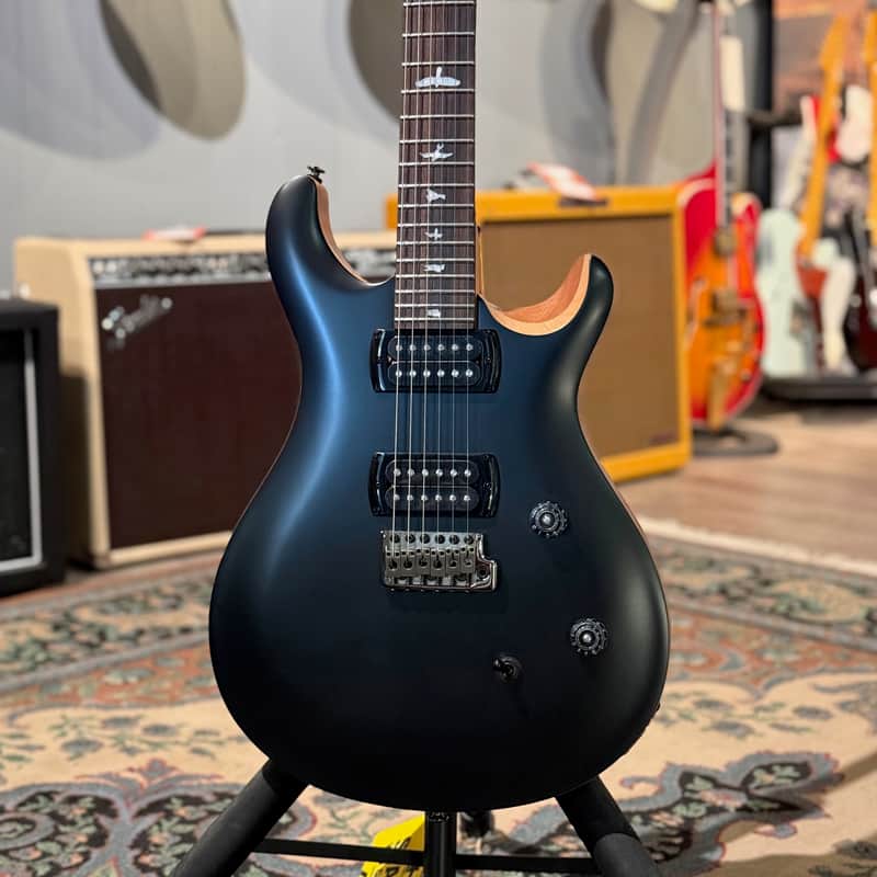 PRS SE CE 24 Satin Flat Black Top, C&M Exclusive 874