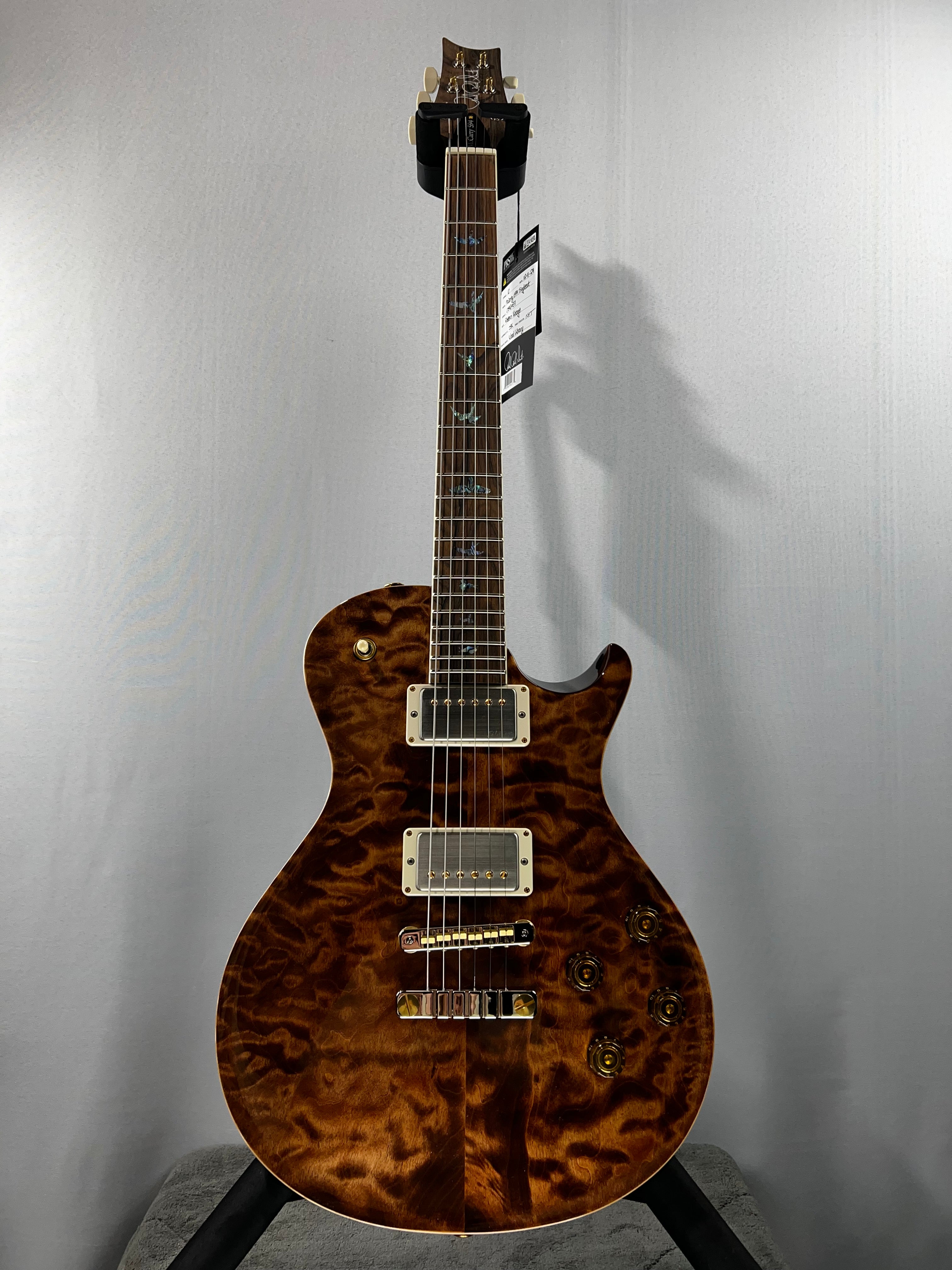 Wood Library McCarty Singlecut 594 - Copperhead w/Paisley Case #451