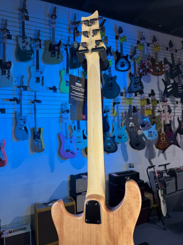 PRS SE CE 24 Satin - Flat White Top, C&M Exclusive - Black / Smoked Hardware, Free Plek & Setup # 770