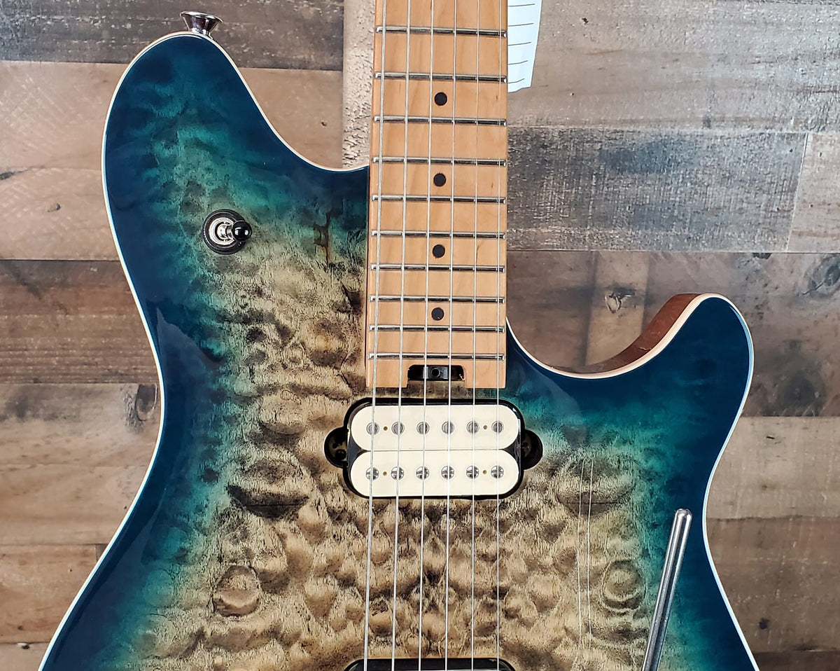 EVH Wolfgang Special QM, Indigo Burst