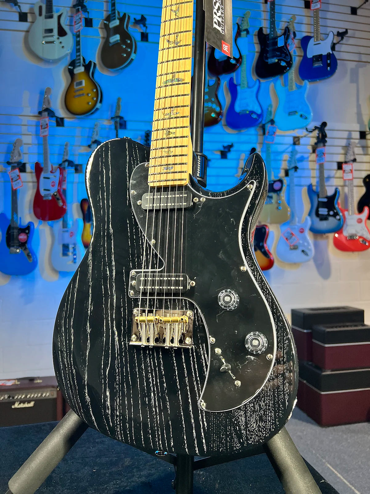 PRS SE NF 53 Electric Guitar - Black Doghair - Signature Dealer GET PLEK'D Free! 639