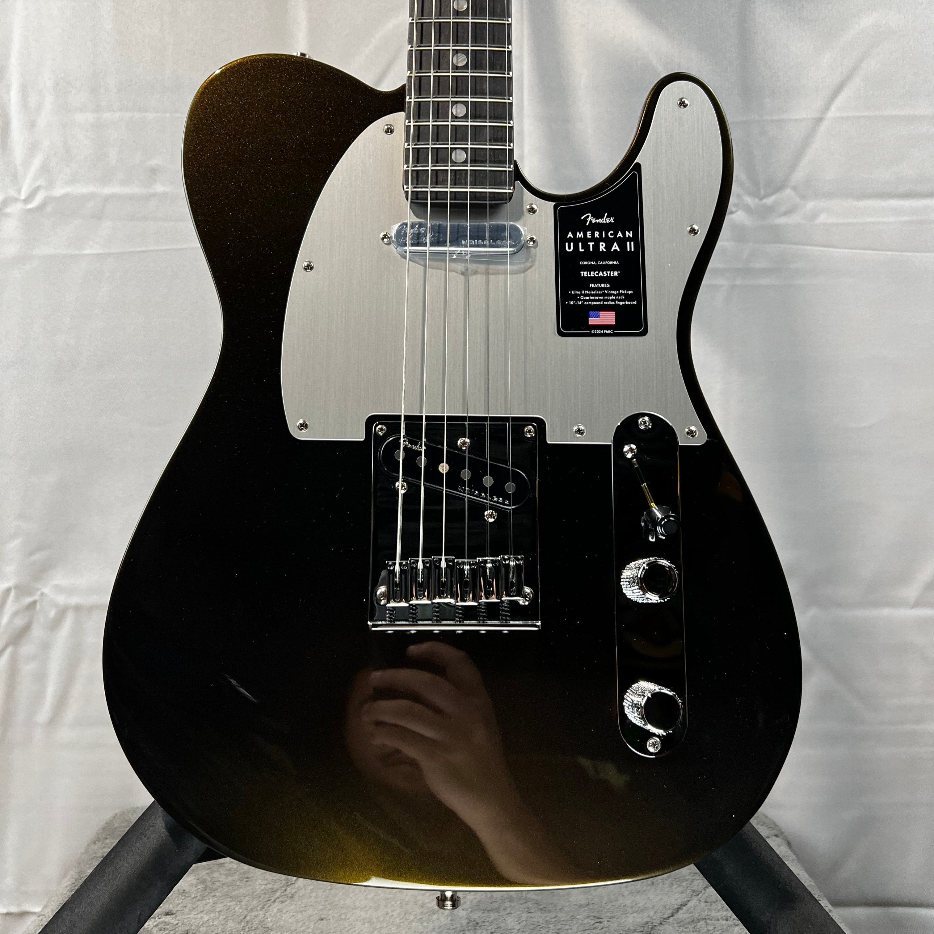 American Ultra II Telecaster Electric Guitar - Texas Tea, Ebony Fingerboard #899