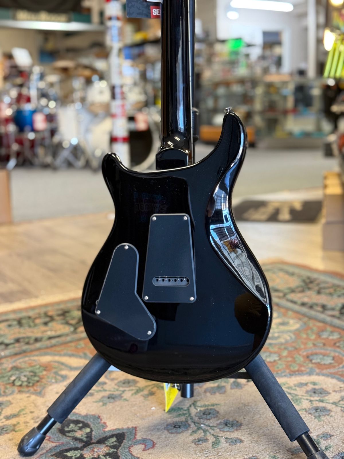 PRS SE Custom 24 Quilt, Teal Black #400