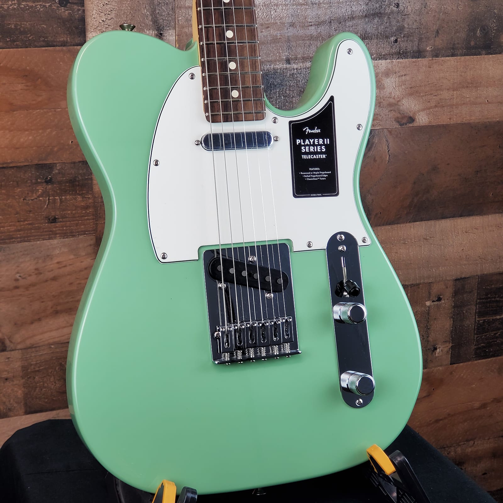 Fender Player II Telecaster Electric Guitar, Rosewood, Birch Green, 227