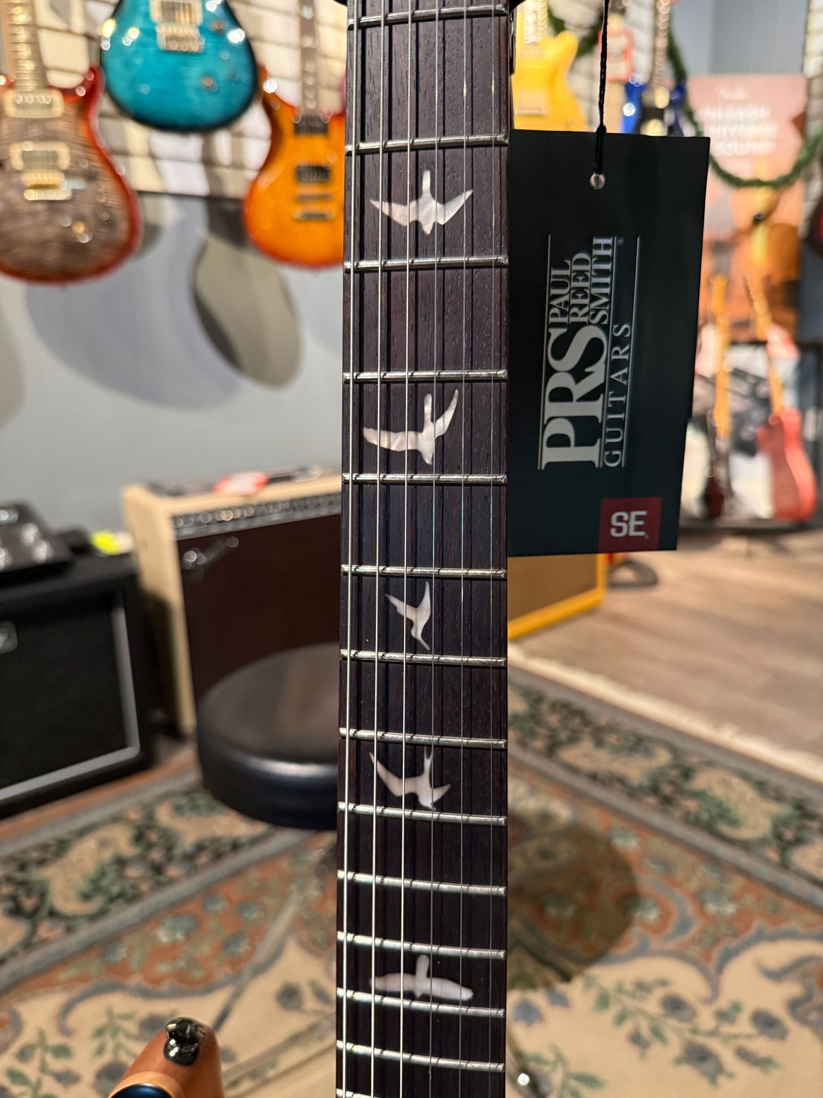 PRS SE CE 24 Satin Flat Black Top, C&M Exclusive 867