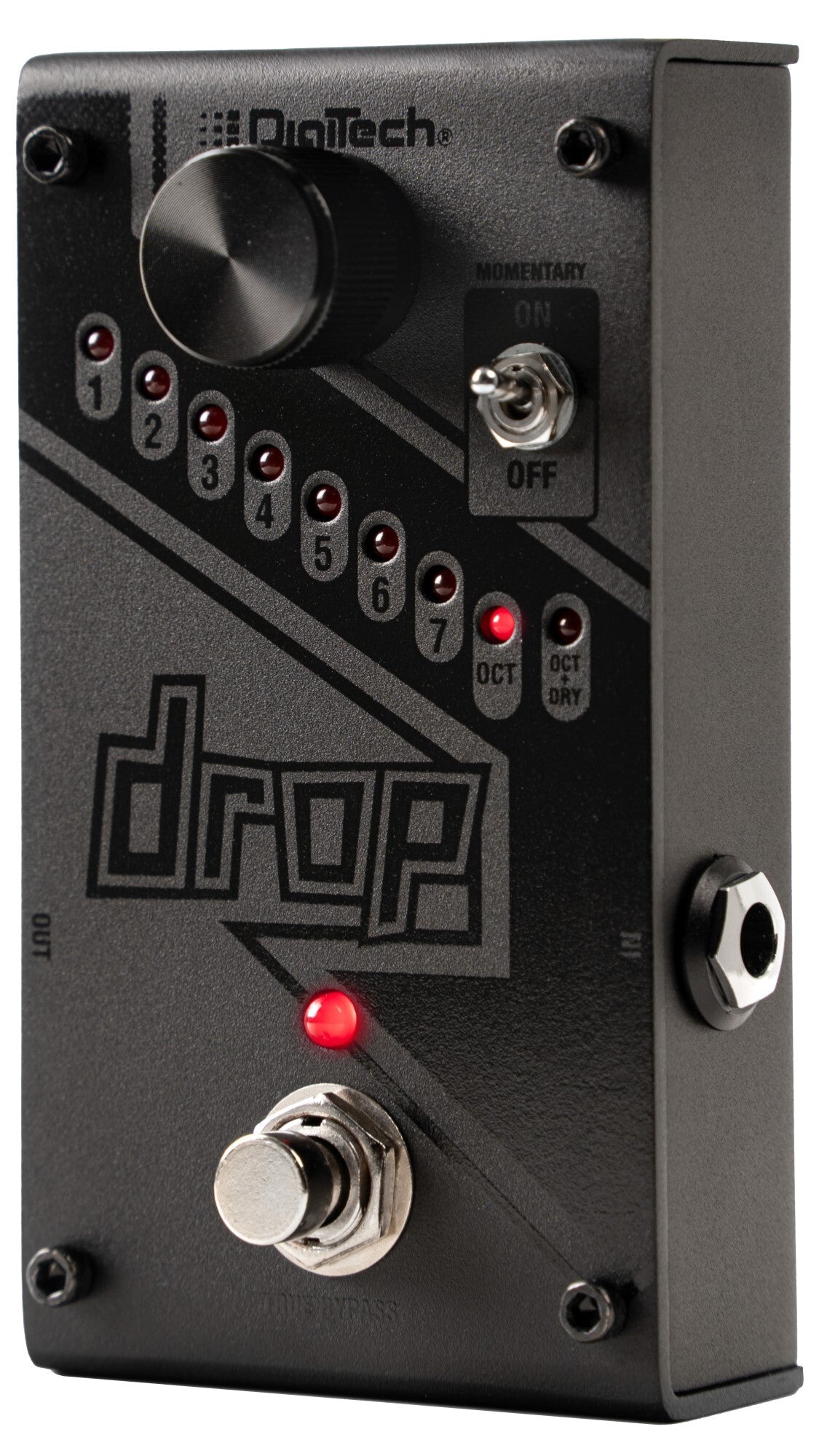 DigiTech Drop Polyphonic Drop-tune Pitch-shift Pedal - Limited-edition Blackout