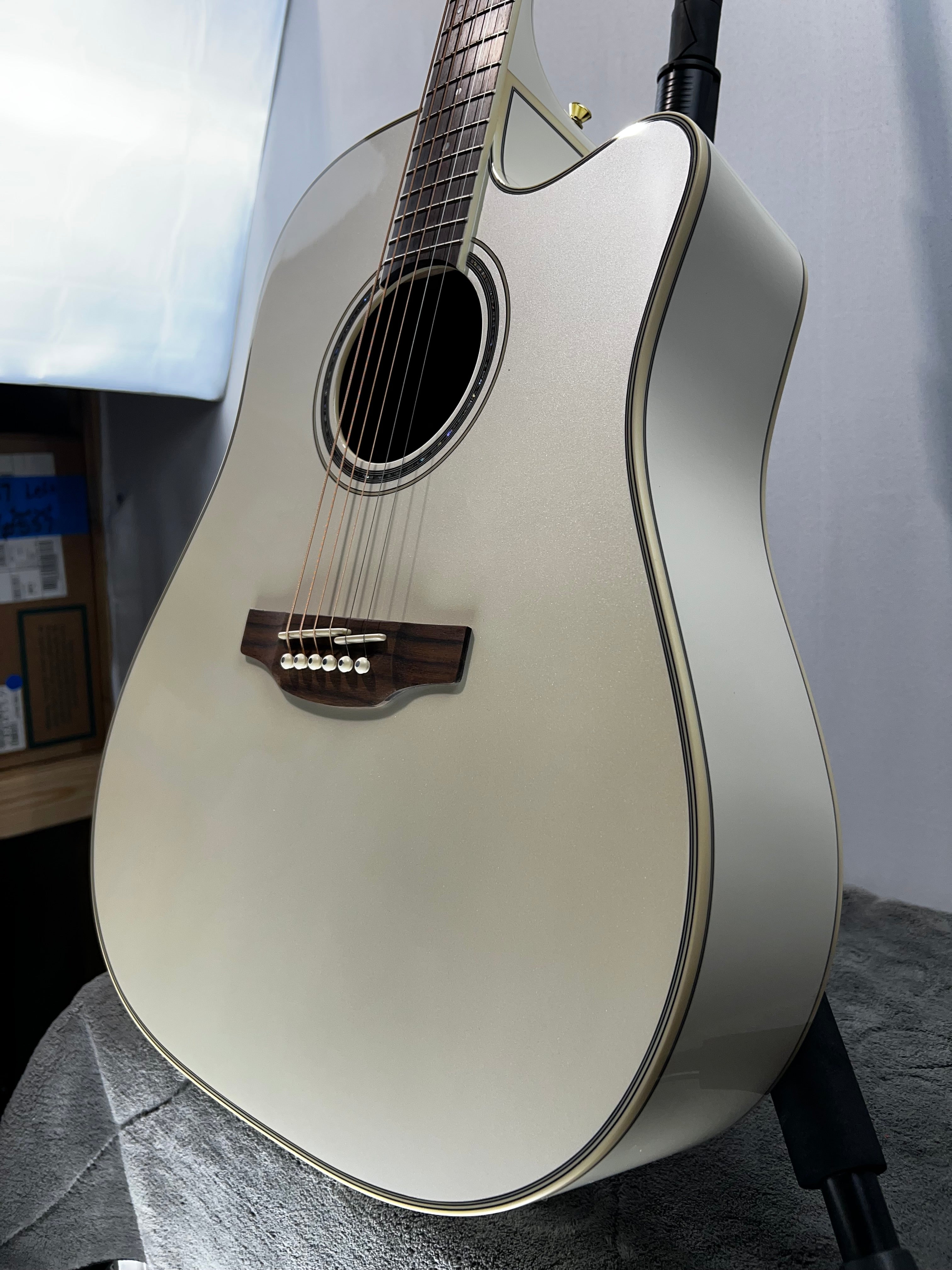 GD-37CE PW Acoustic-electric Guitar - Pearl White #737