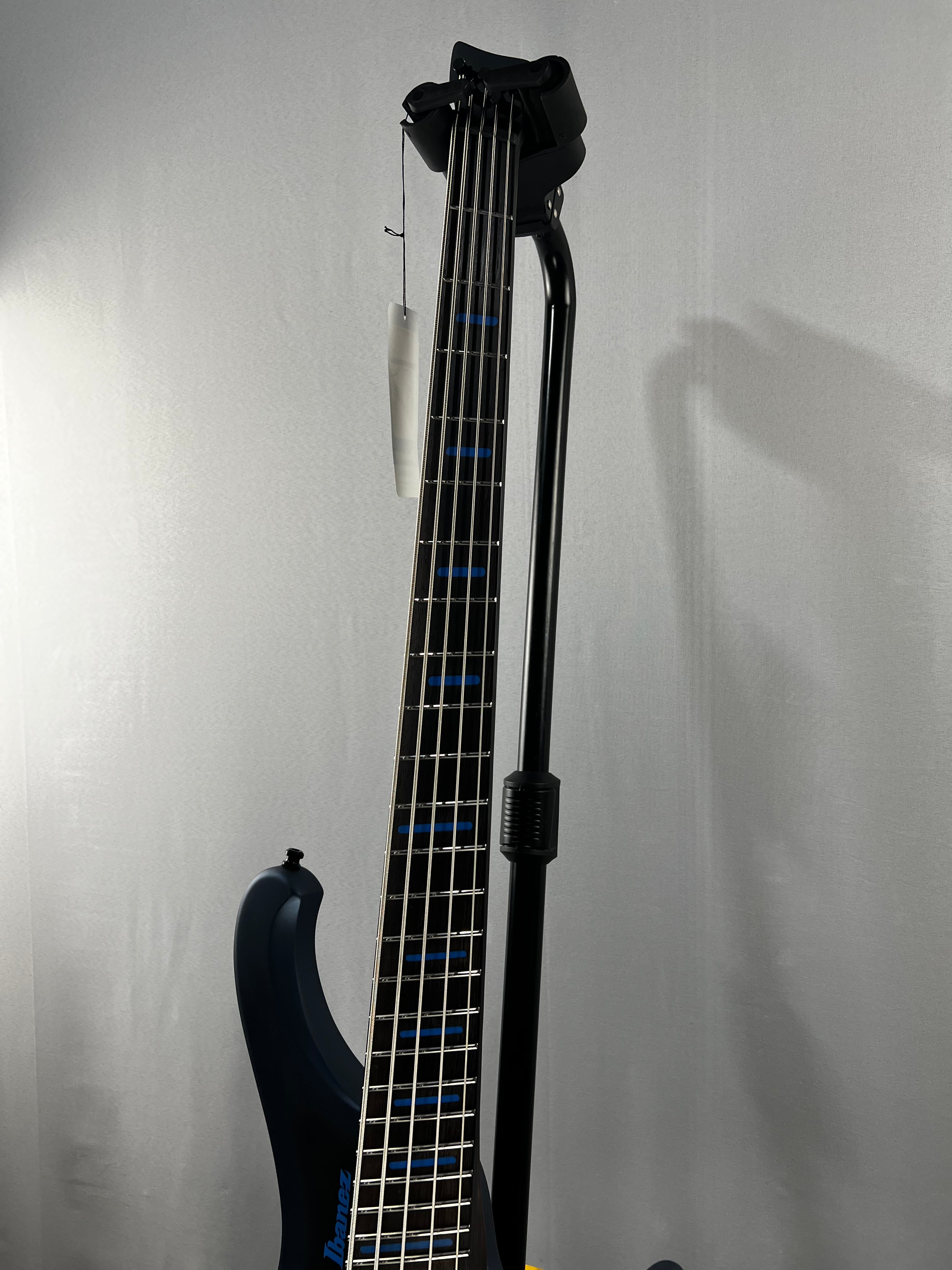 Bass Workshop EHB5MSBSP 5-string Multi-scale Bass Guitar - Midnight Arctic Ocean Matte #997