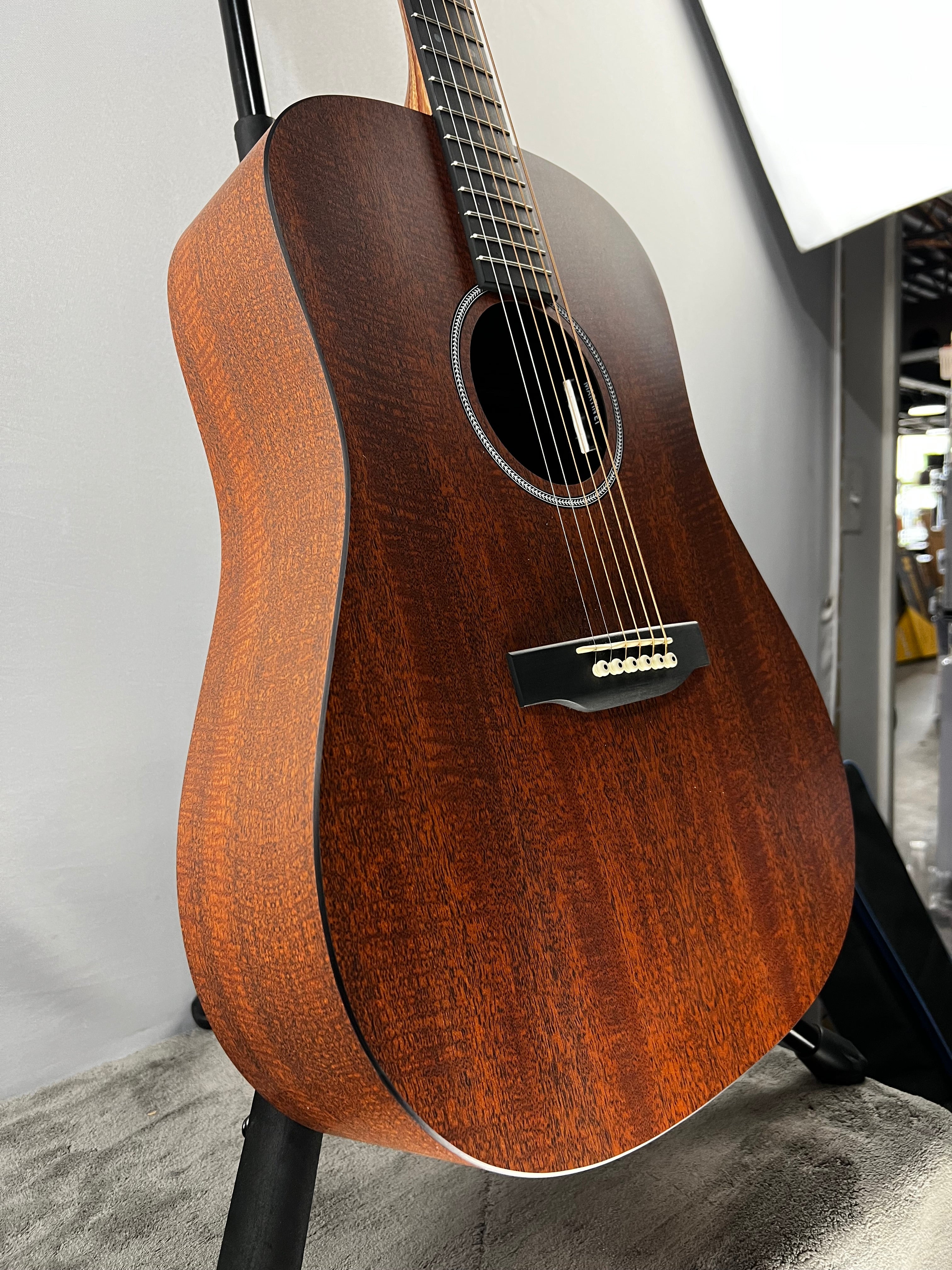 D-X1EL, Left-Handed Mahogany Acoustic-electric Guitar - Figured Mahogany #448 GET PLEK'D!