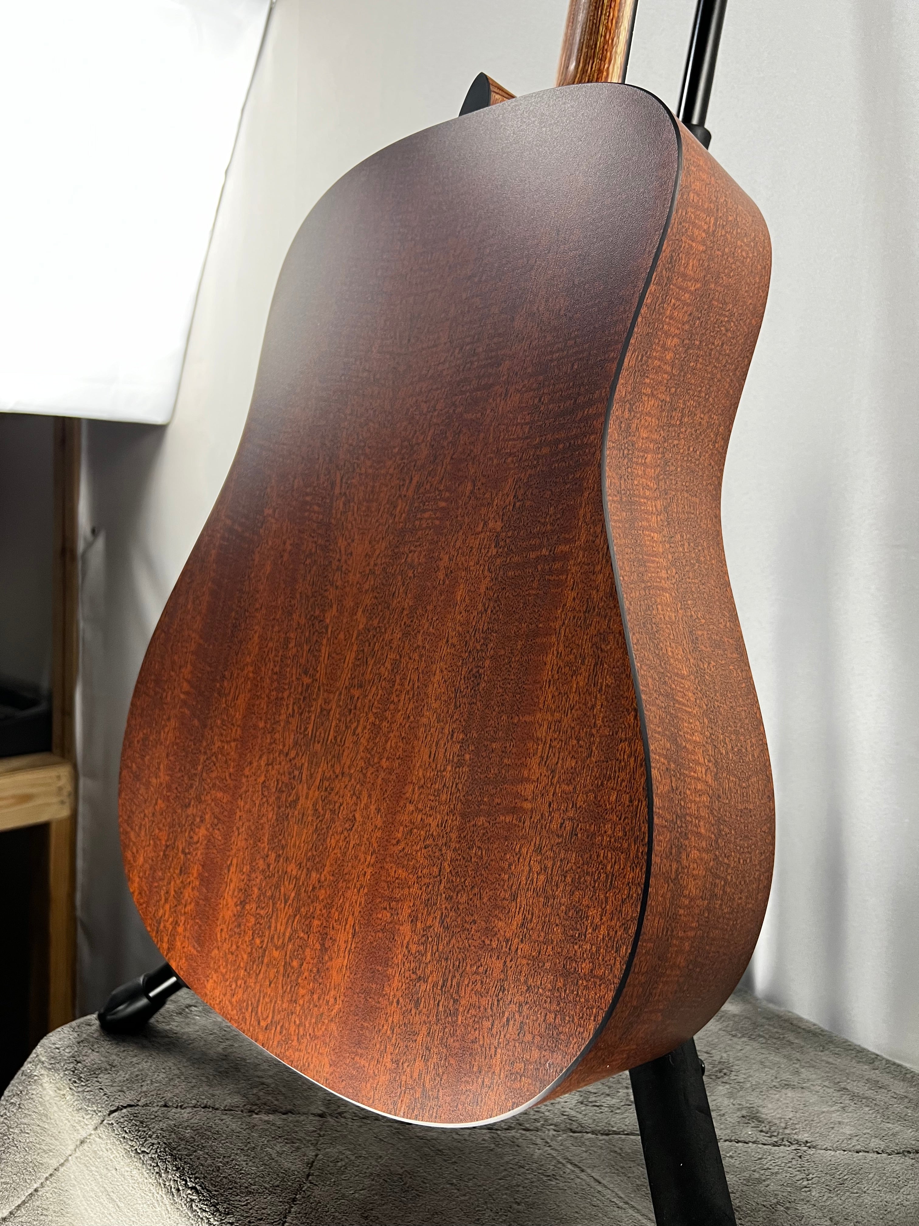 D-X1EL, Left-Handed Mahogany Acoustic-electric Guitar - Figured Mahogany #448 GET PLEK'D!