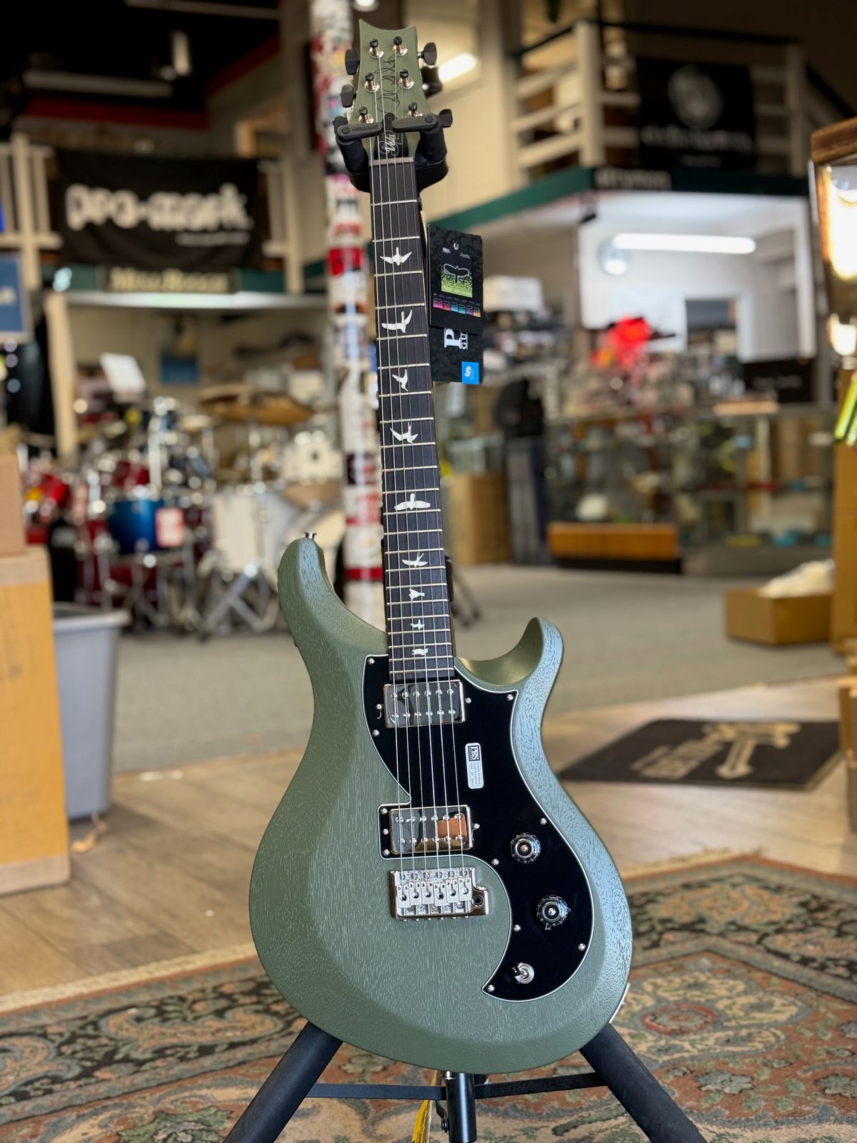 PRS S2 Vela HHT, Satin Matcha Green