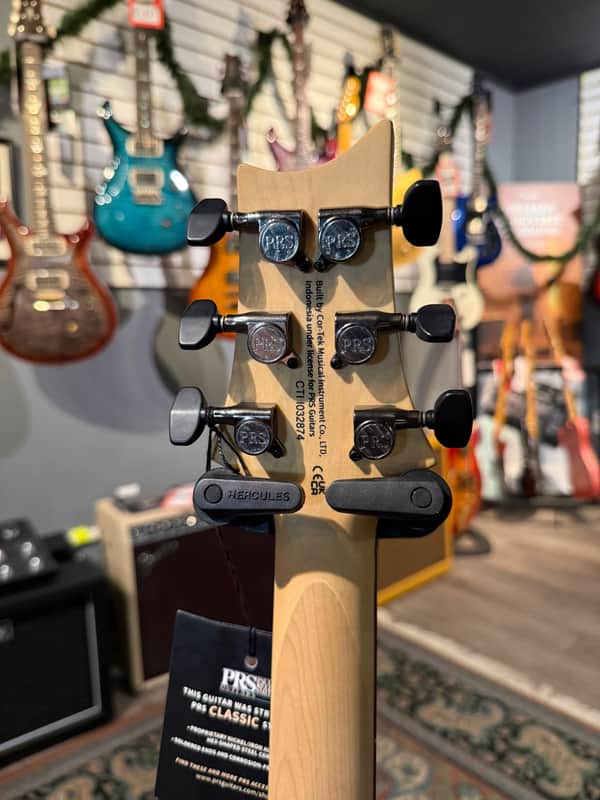 PRS SE CE 24 Satin Flat Black Top, C&M Exclusive 874