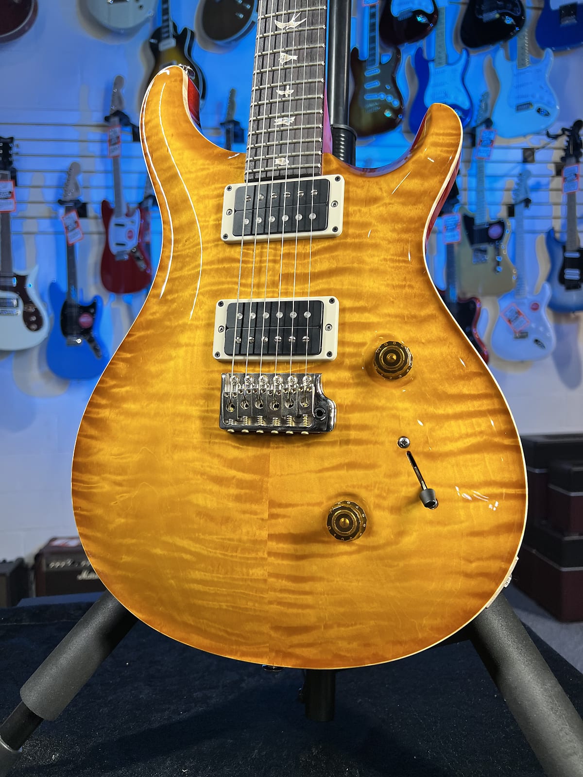 "Used" PRS Custom 24 2023 - McCarty Sunburst. w/ PRS Hard Case, Get Plek'd Free! 452