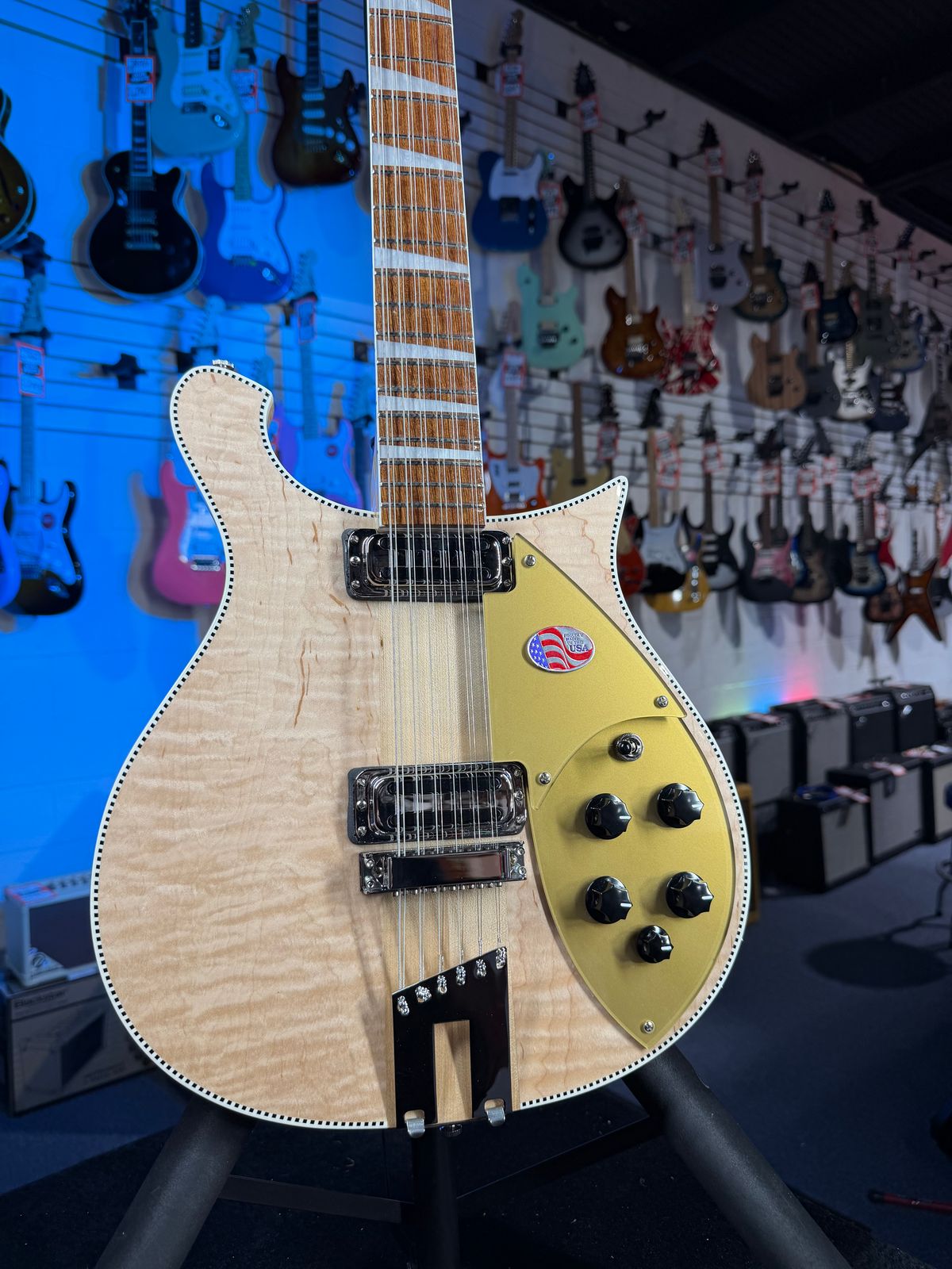 Rickenbacker 660/12 12-string Electric Guitar - Mapleglo, 2026 w Ric Case, Free Ship 773