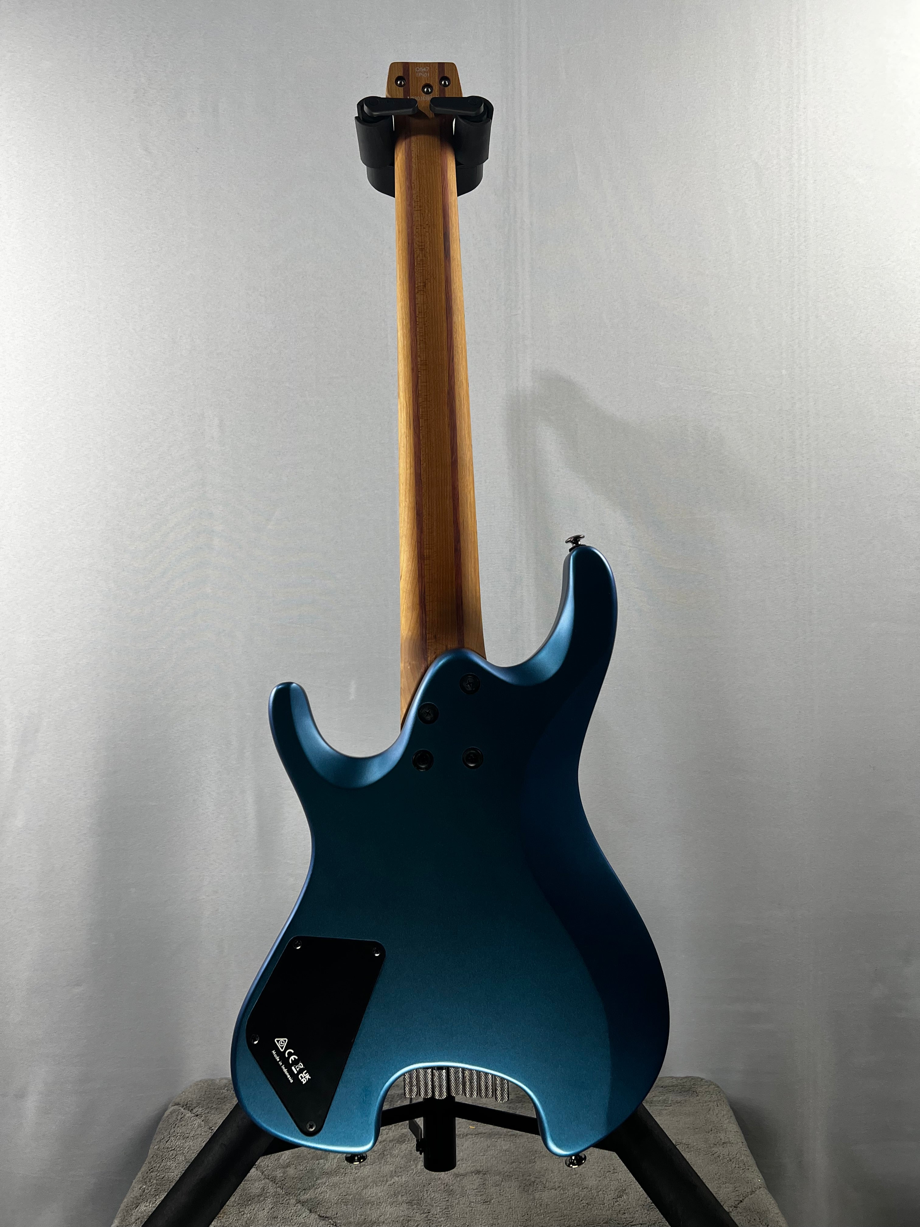 Q547 7-string Electric Guitar - Blue Chameleon Metallic Matte #016 GET PLEK'D!
