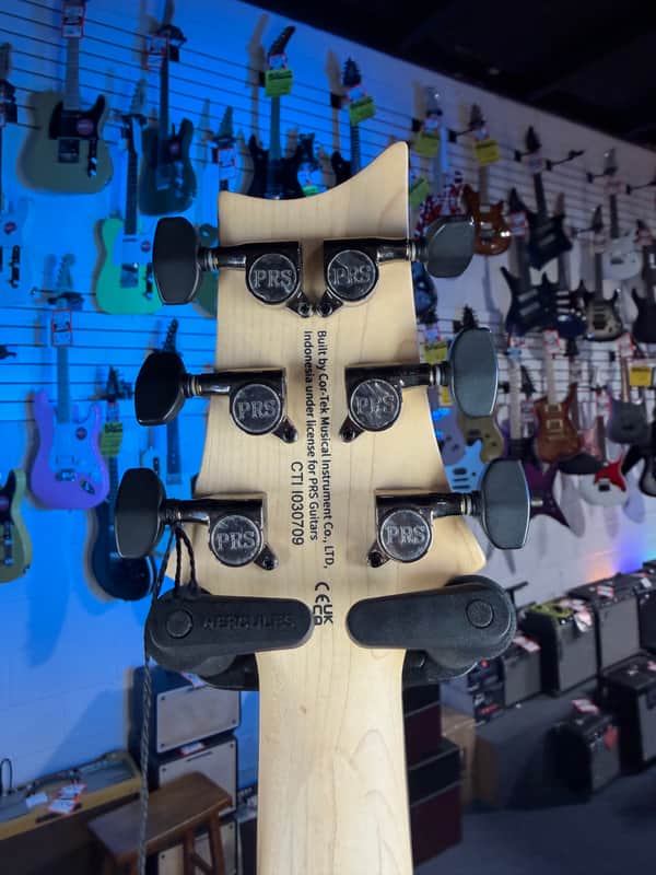 PRS SE CE 24 Satin - Flat White Top, C&M Exclusive - White