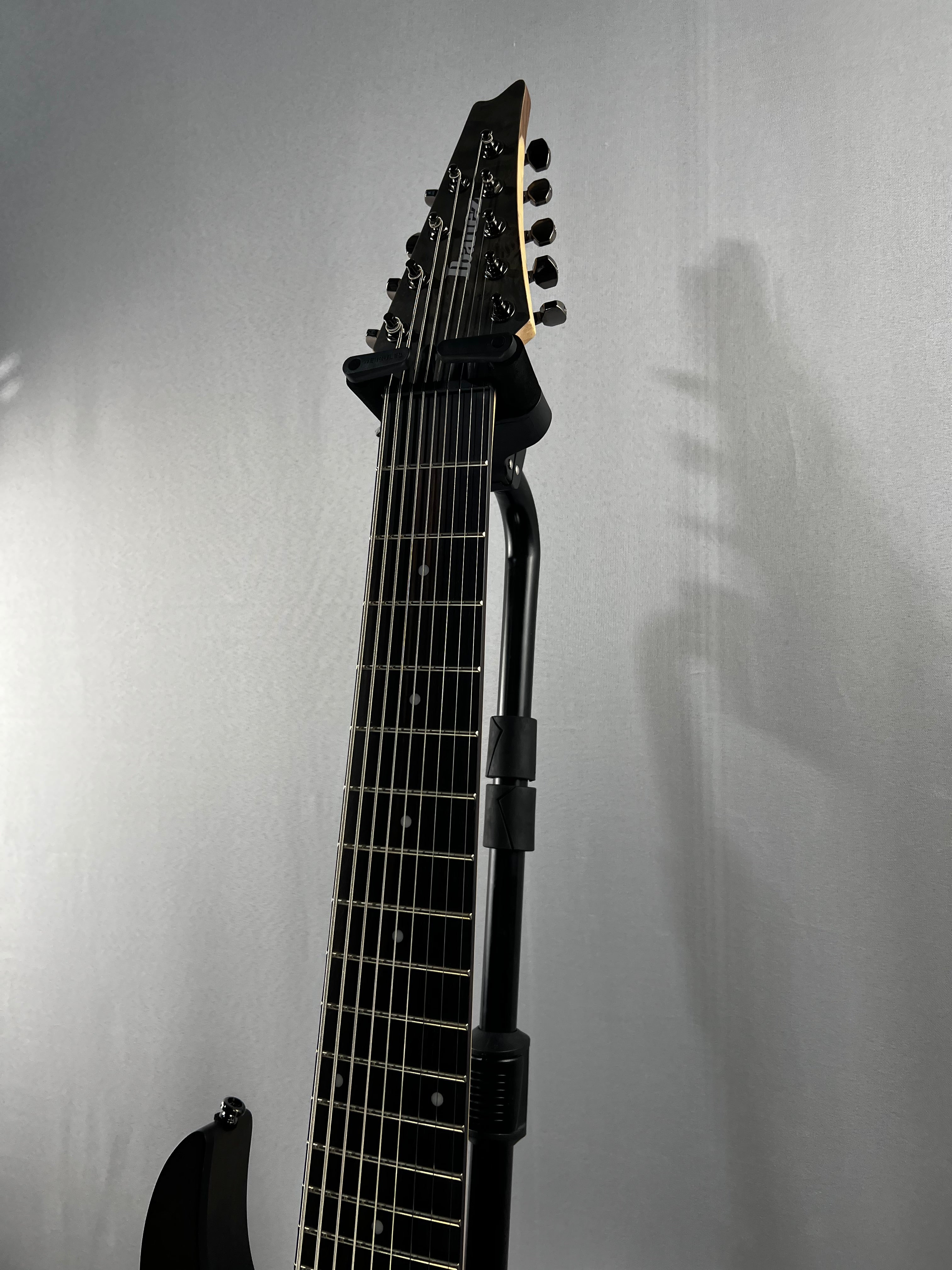 Axe Design Lab RG9PB 9-string Electric Guitar - Transparent Gray Flat #802 GET PLEK'D!