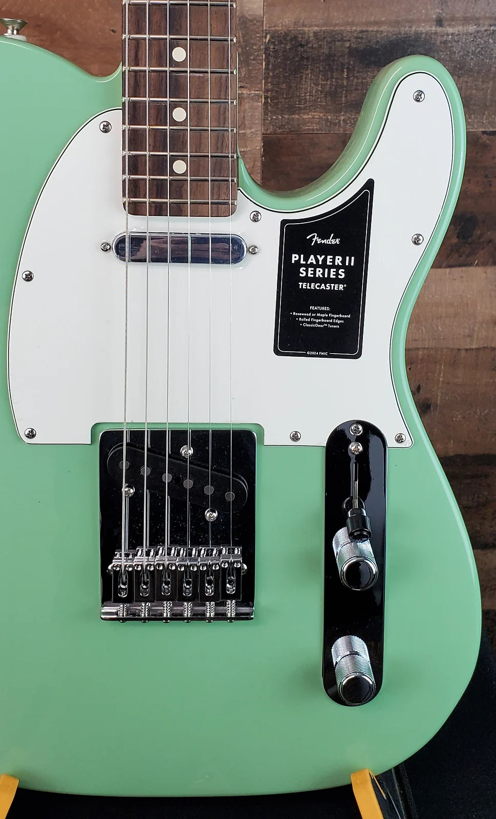 Fender Player II Telecaster Electric Guitar, Rosewood, Birch Green, 227