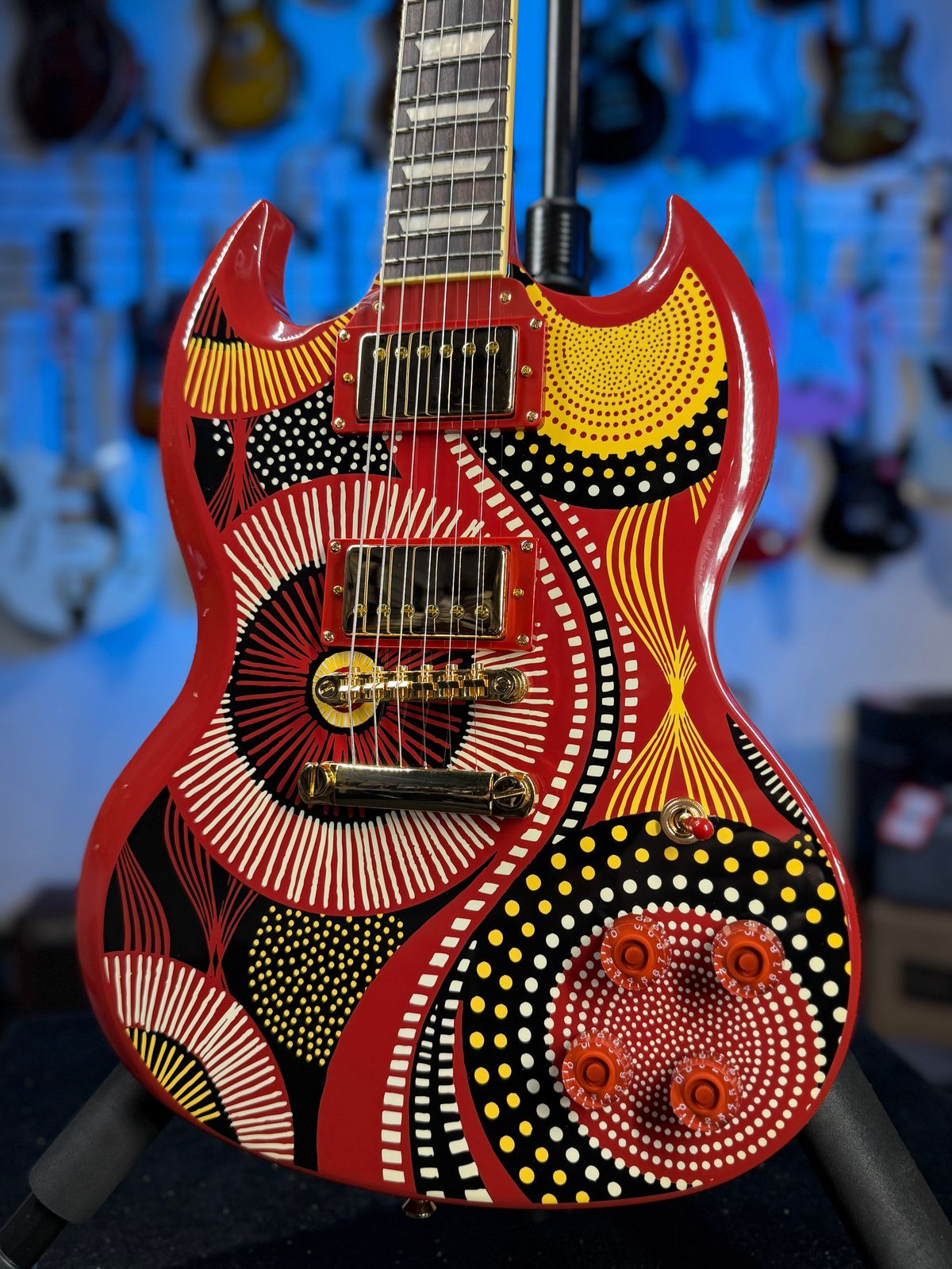 Epiphone Fatoumata Diawara Signature SG Standard 2026 Ember Red w/ OHSCase & PLEK, 890