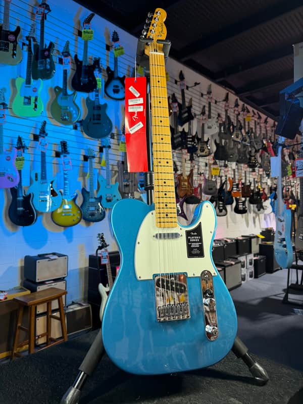 Fender 75th Anniversary Player II Baritone Telecaster Electric Guitar - Lake Placid Blue