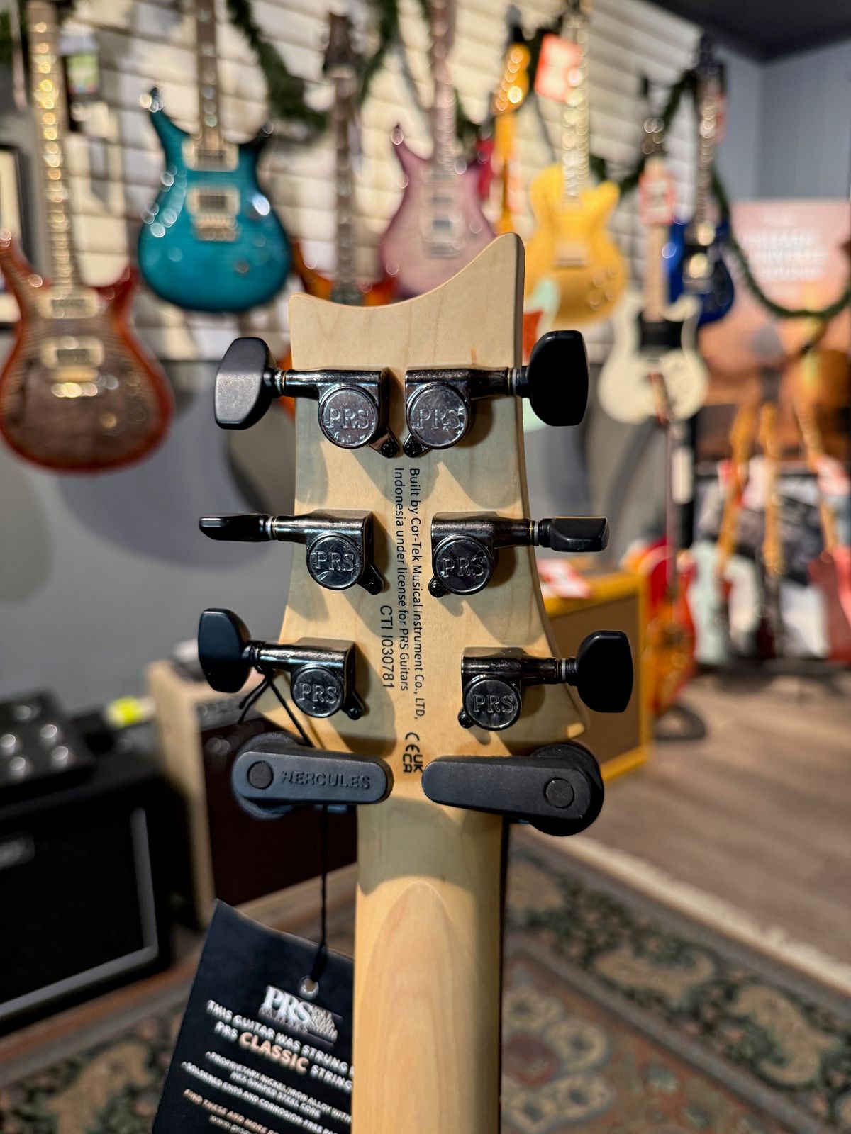 PRS SE CE 24 Satin Flat White Top, C&M Exclusive 781