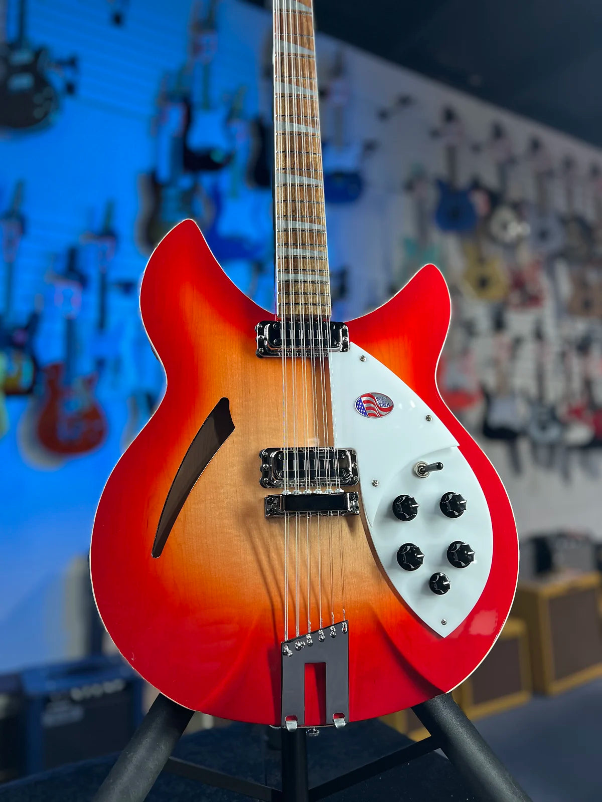 New 2025 Rickenbacker 360/12C63 12-String 360, Fireglo, with OHSCase, Free Ship 691