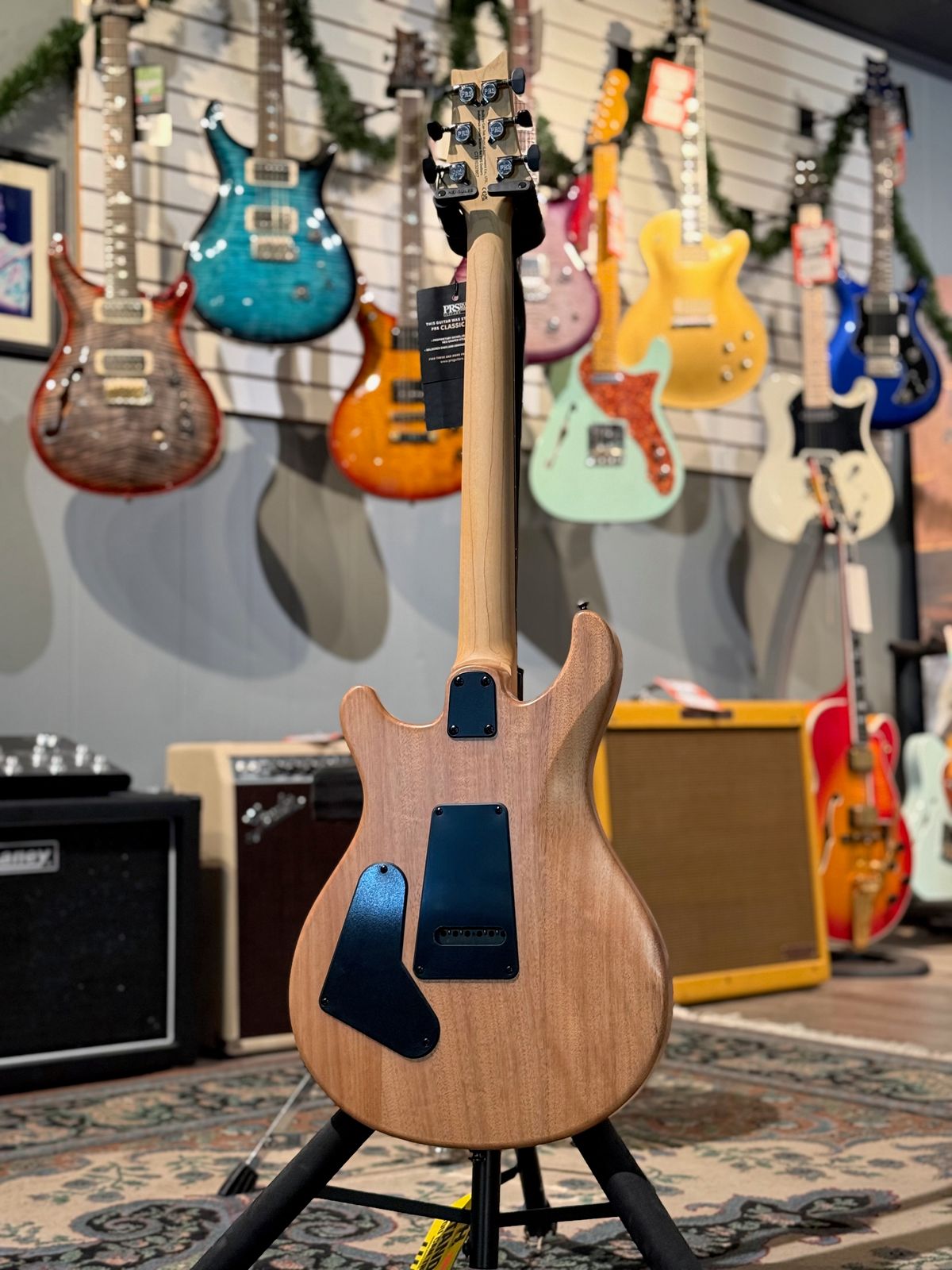 PRS SE CE 24 Satin Flat Black Top, C&M Exclusive 867