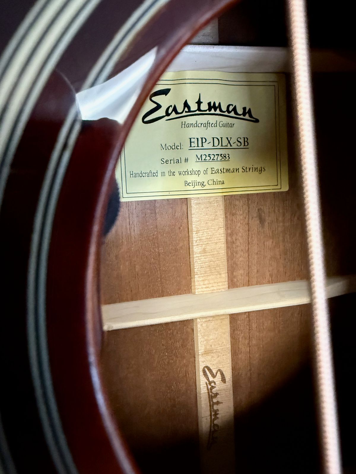 Eastman E1P-DLX-SB, Sunburst #583