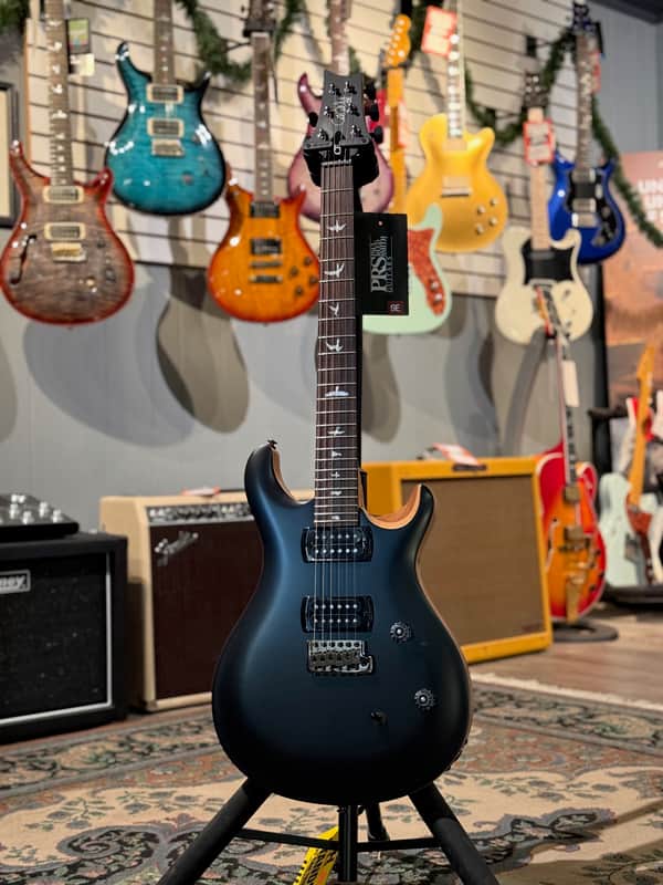 PRS SE CE 24 Satin Flat Black Top, C&M Exclusive 874