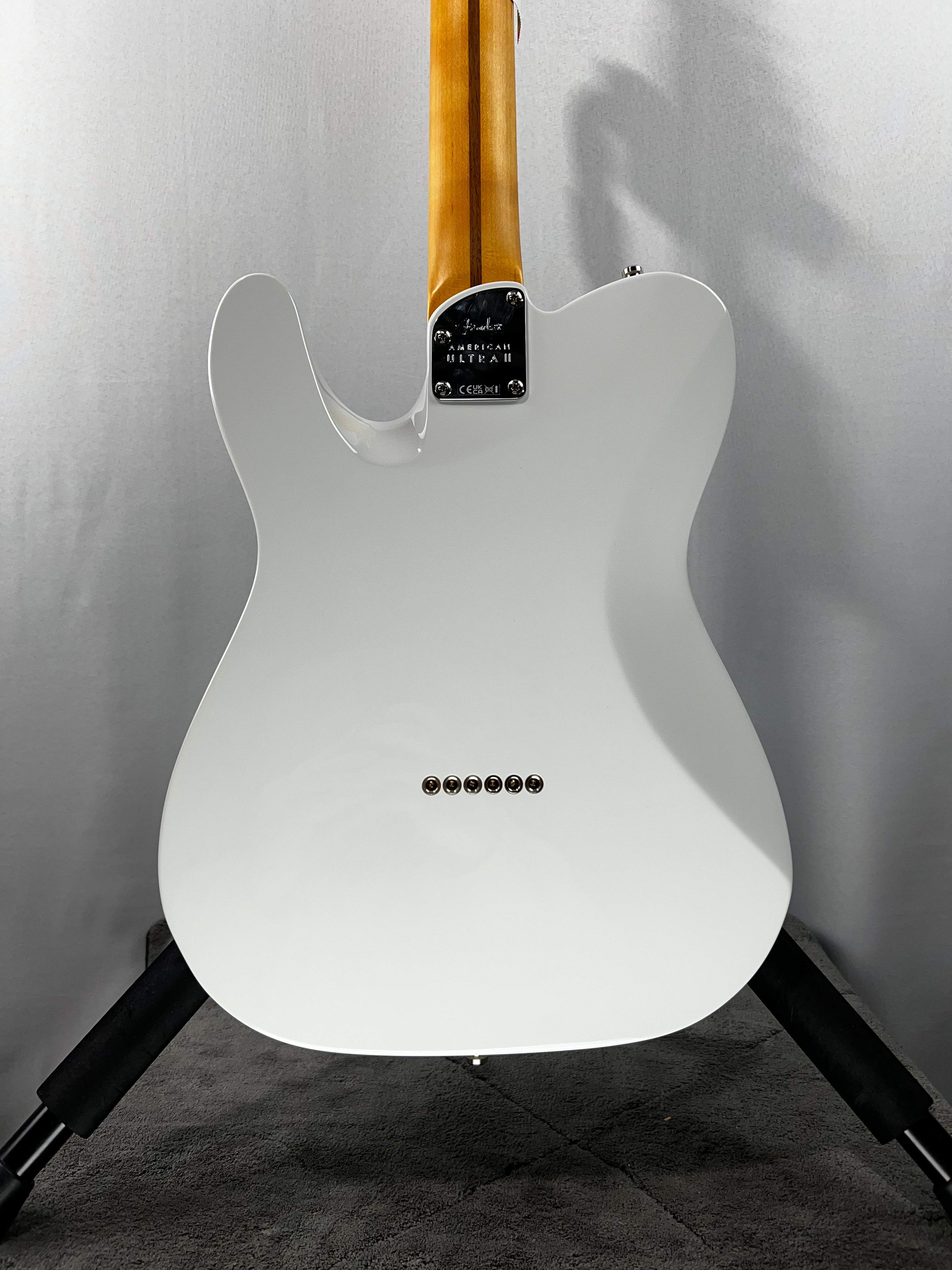 American Ultra II Telecaster Electric Guitar - Avalanche, Maple Fingerboard #087