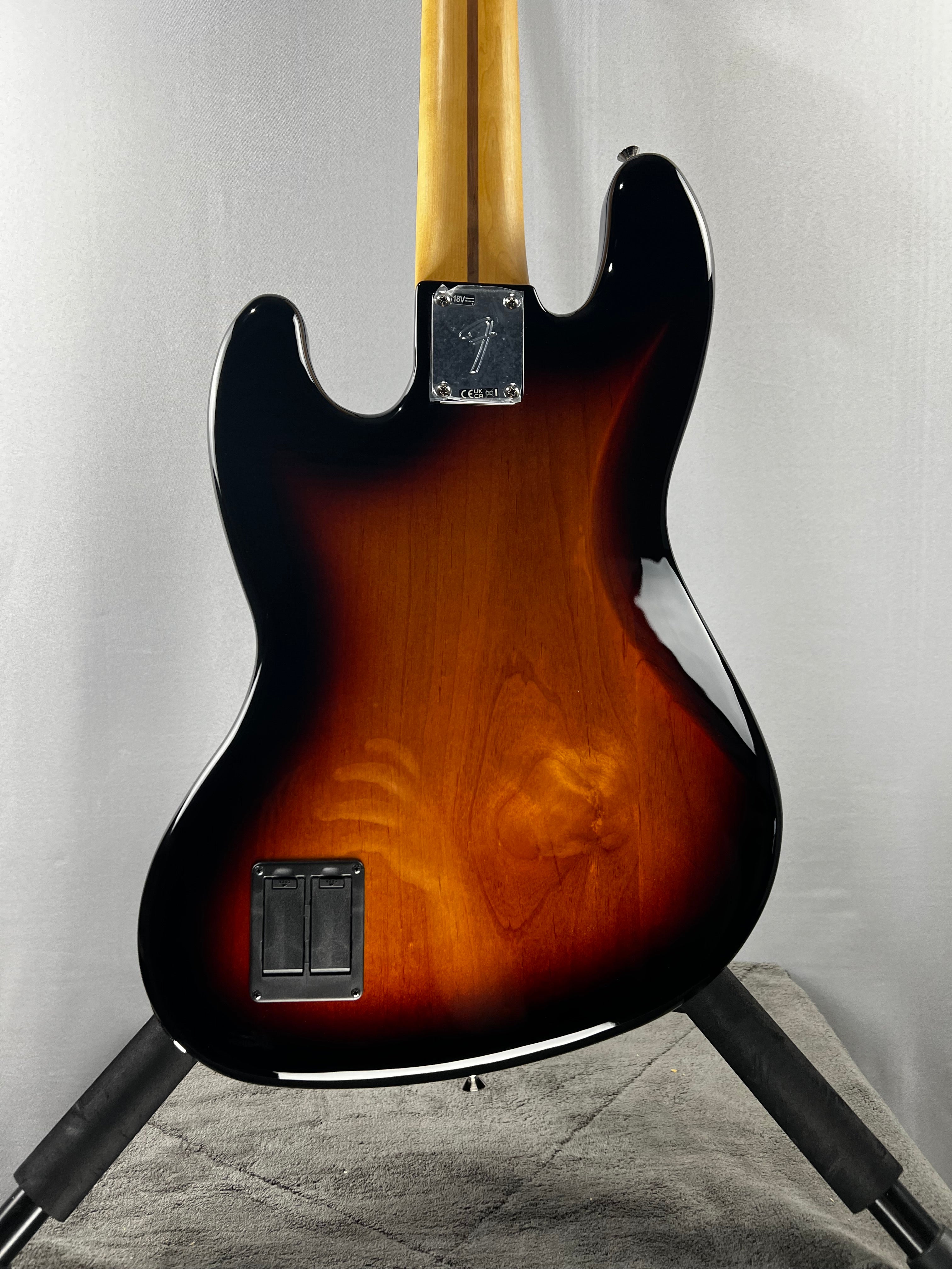 Player II Modified Active Jazz Bass V - 3-tone Sunburst, Rosewood Fingerboard #233
