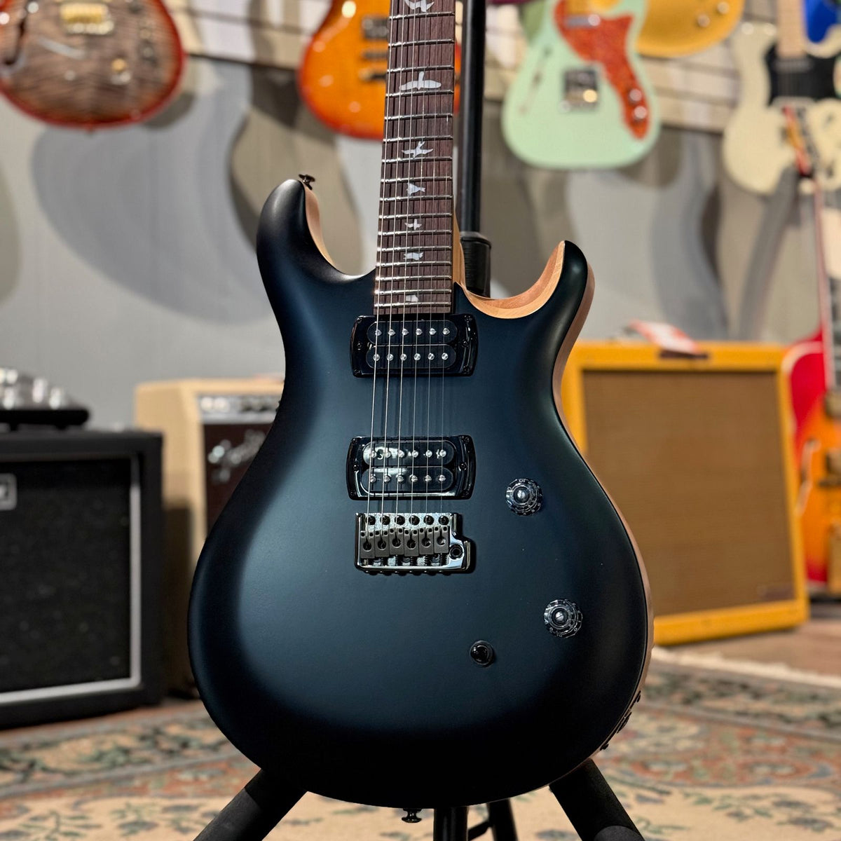 PRS SE CE 24 Satin Flat Black Top, C&M Exclusive 748