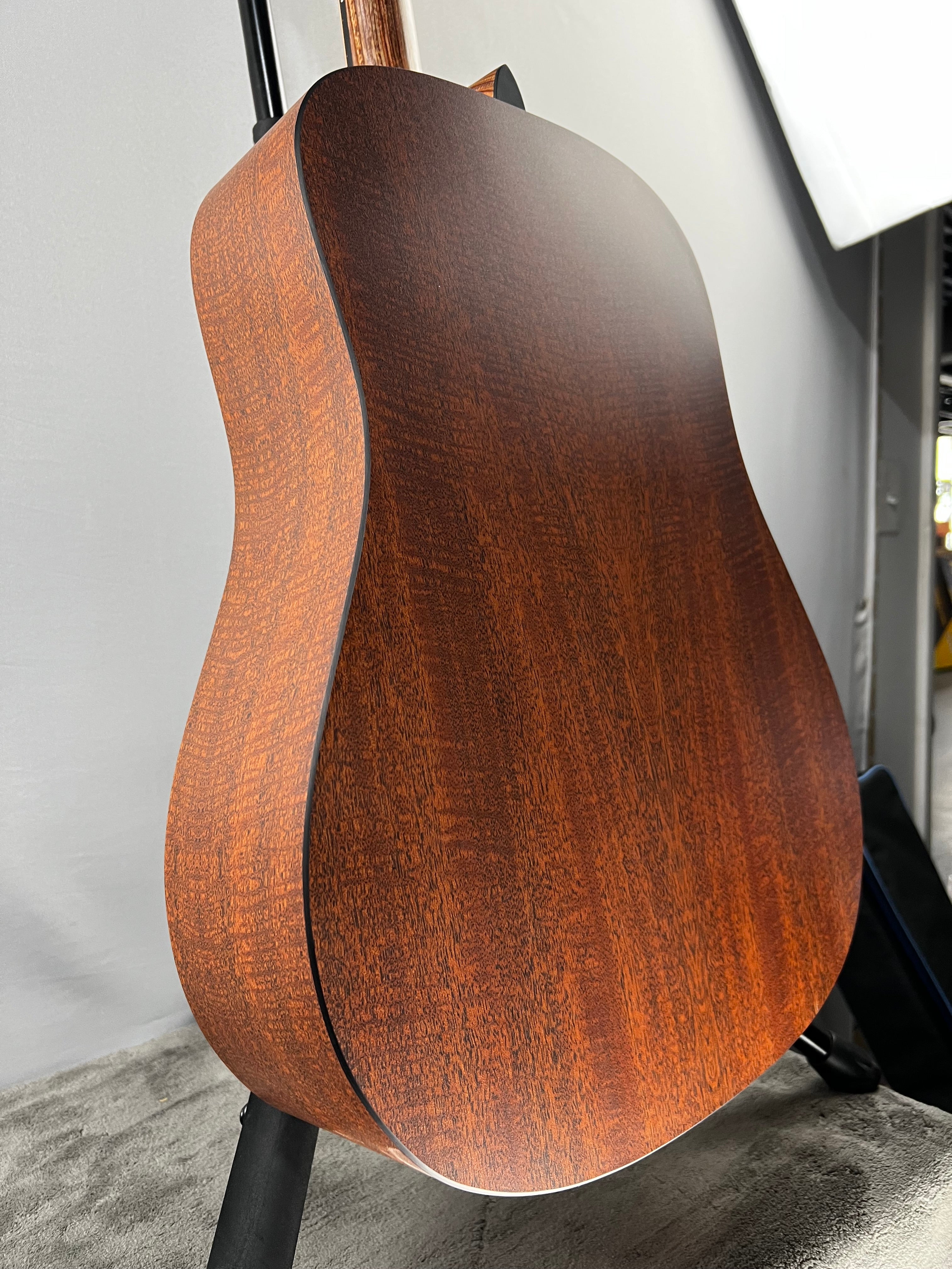 D-X1EL, Left-Handed Mahogany Acoustic-electric Guitar - Figured Mahogany #448 GET PLEK'D!