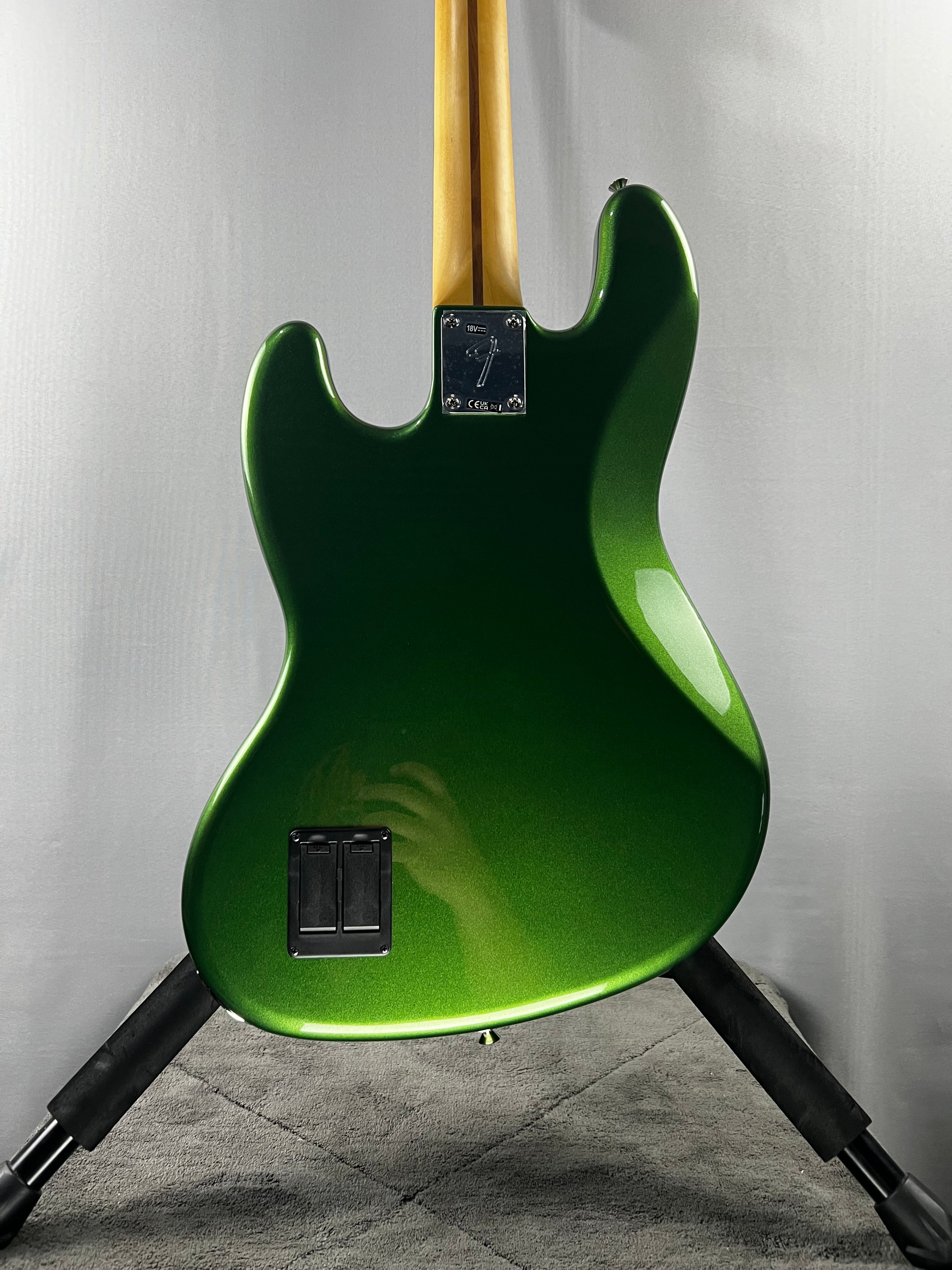 Player II Modified Active Jazz Bass - Harvest Green Metallic, Rosewood Fingerboard #730