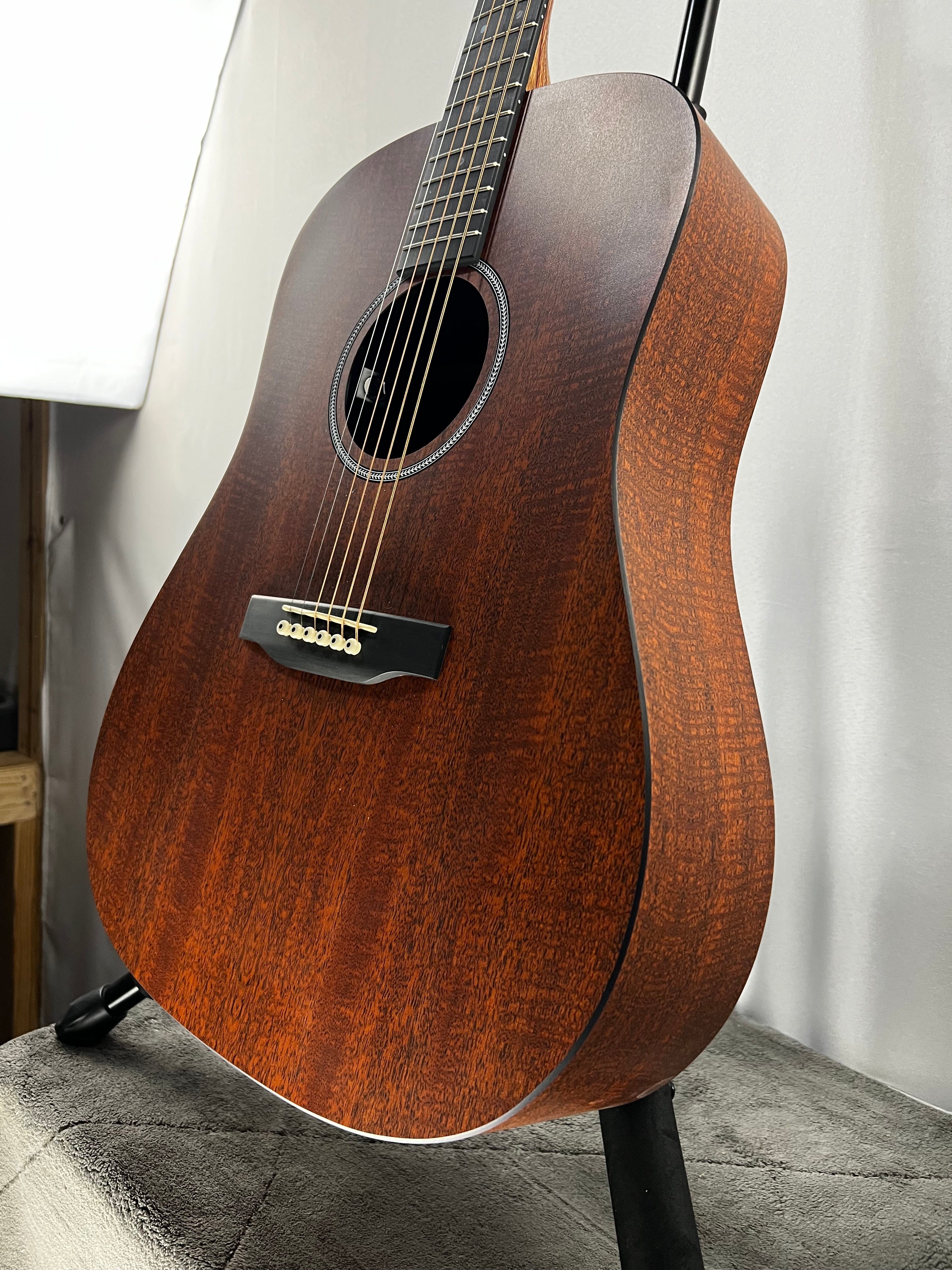 D-X1EL, Left-Handed Mahogany Acoustic-electric Guitar - Figured Mahogany #448 GET PLEK'D!