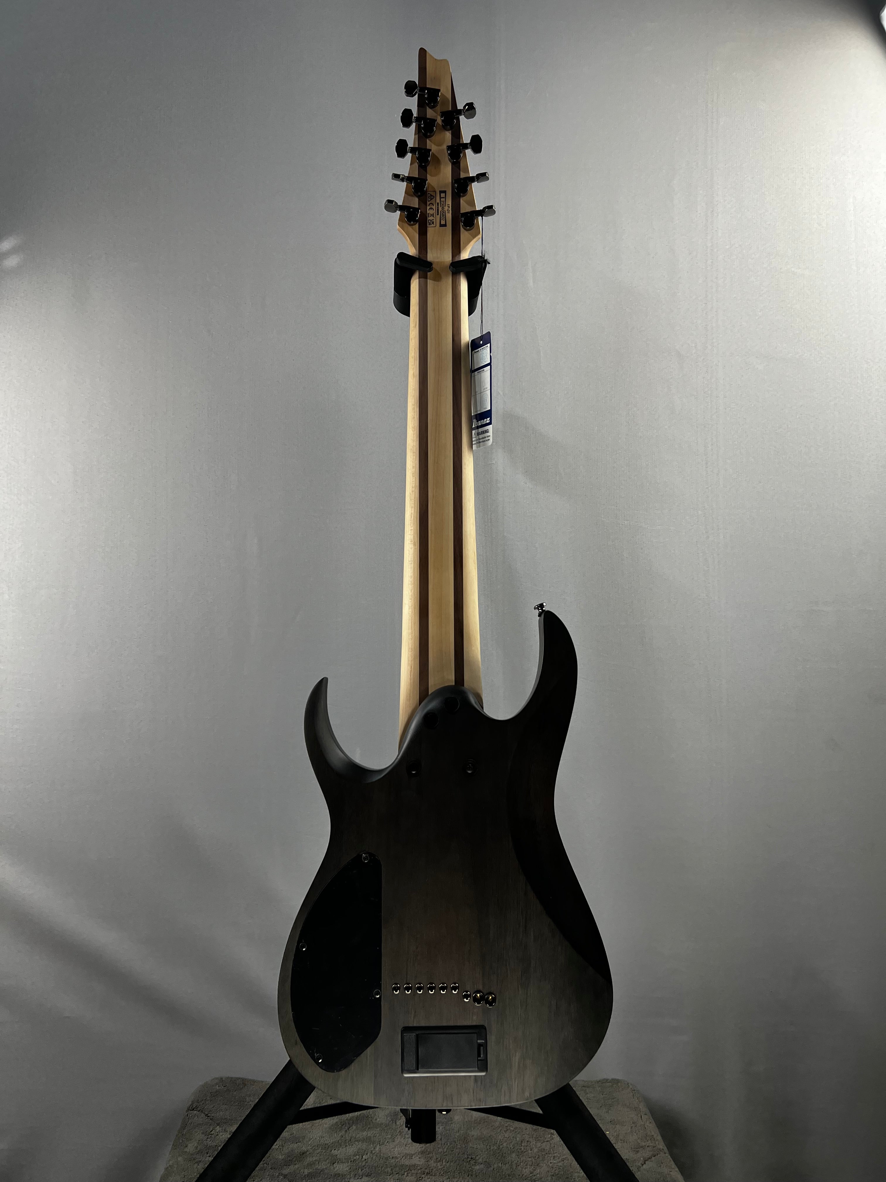 Axe Design Lab RG9PB 9-string Electric Guitar - Transparent Gray Flat #802 GET PLEK'D!