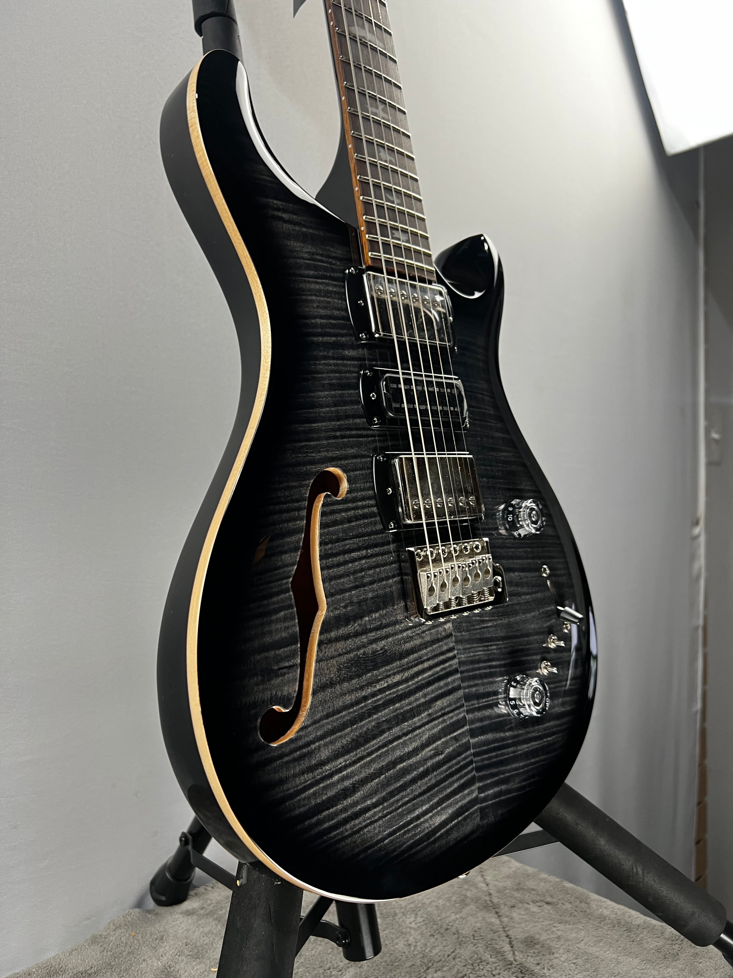 SE Special Semi-Hollow Electric Guitar - Charcoal Burst #150 GET PLEK'D!