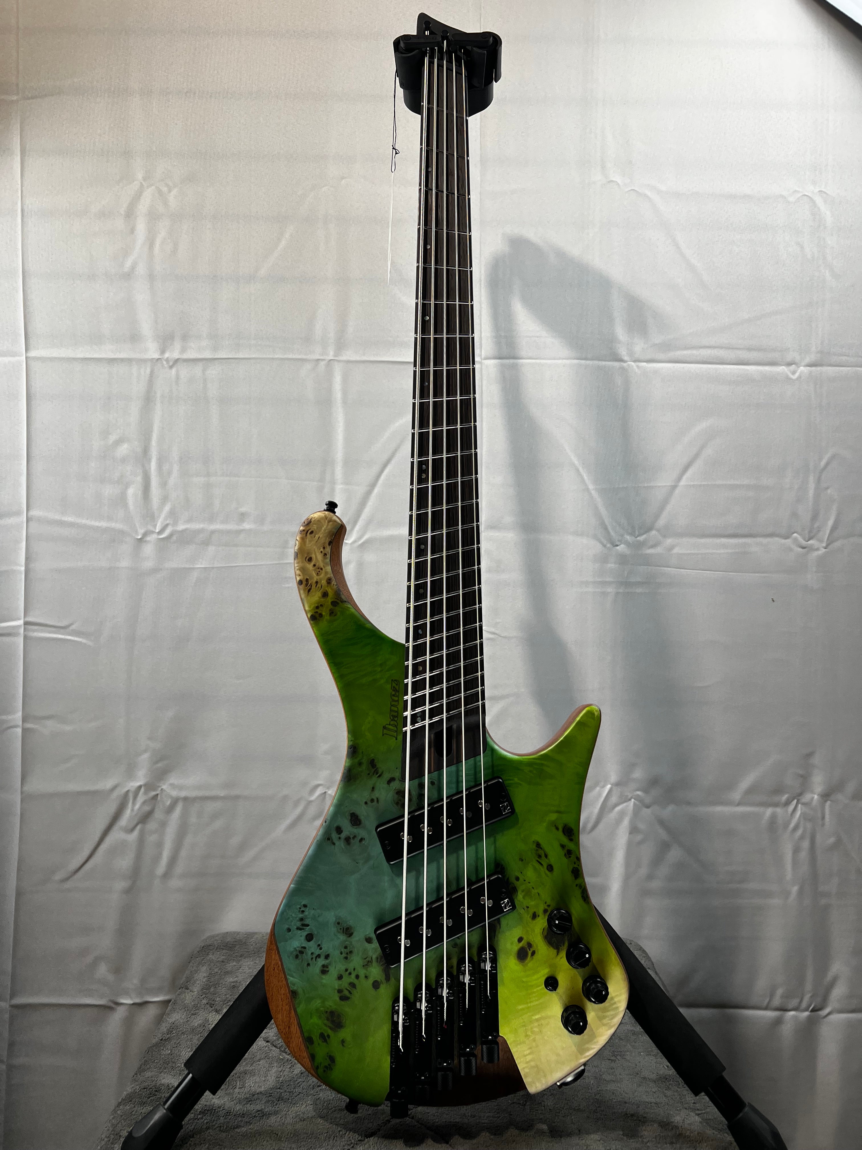 Bass Workshop EHB1505MS Bass Guitar - Ocean Inlet Flat #310