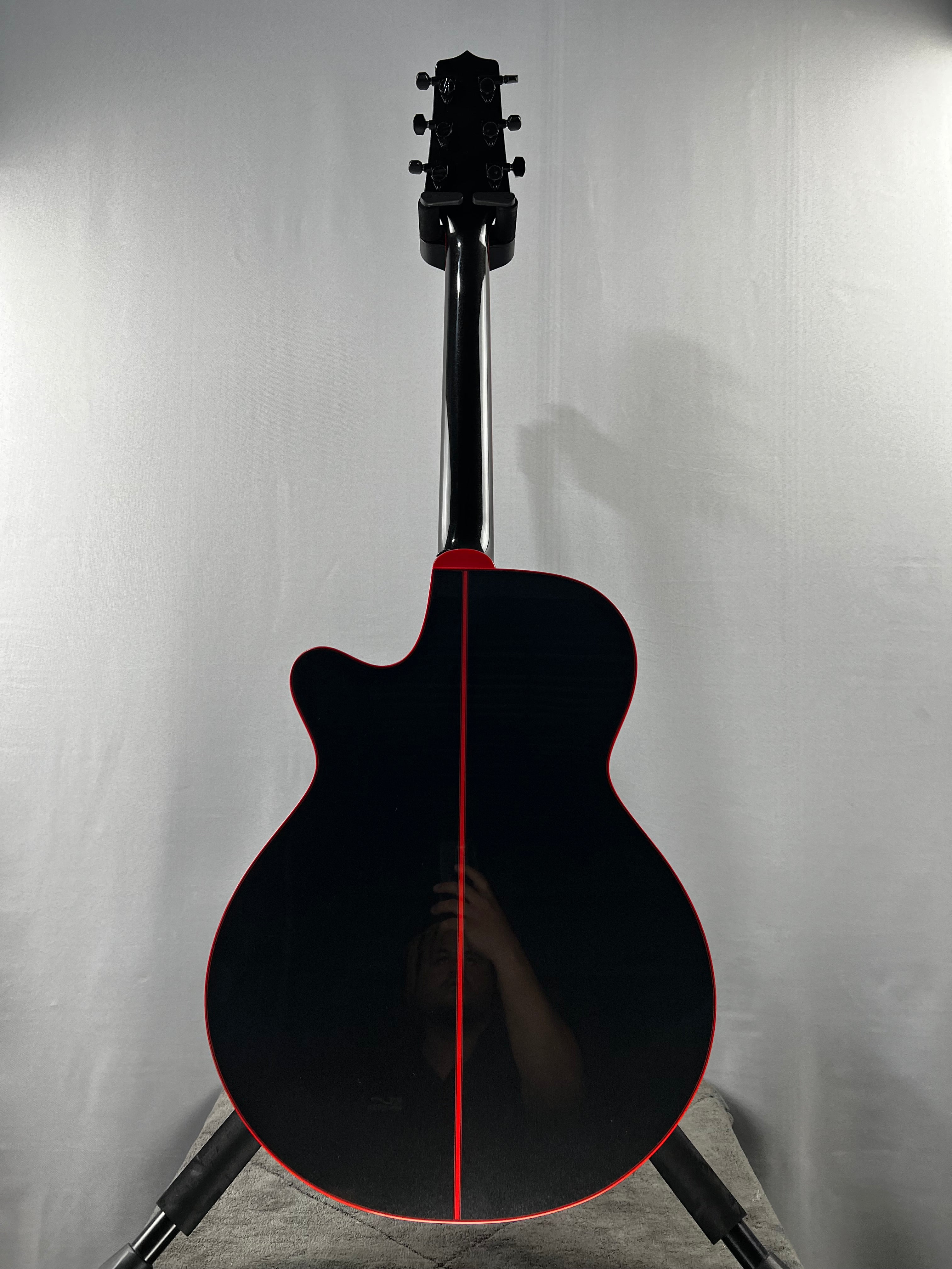 Takamine GF49CE FXC Acoustic-electric guitar - Cosmic Black & PLEK*D #658