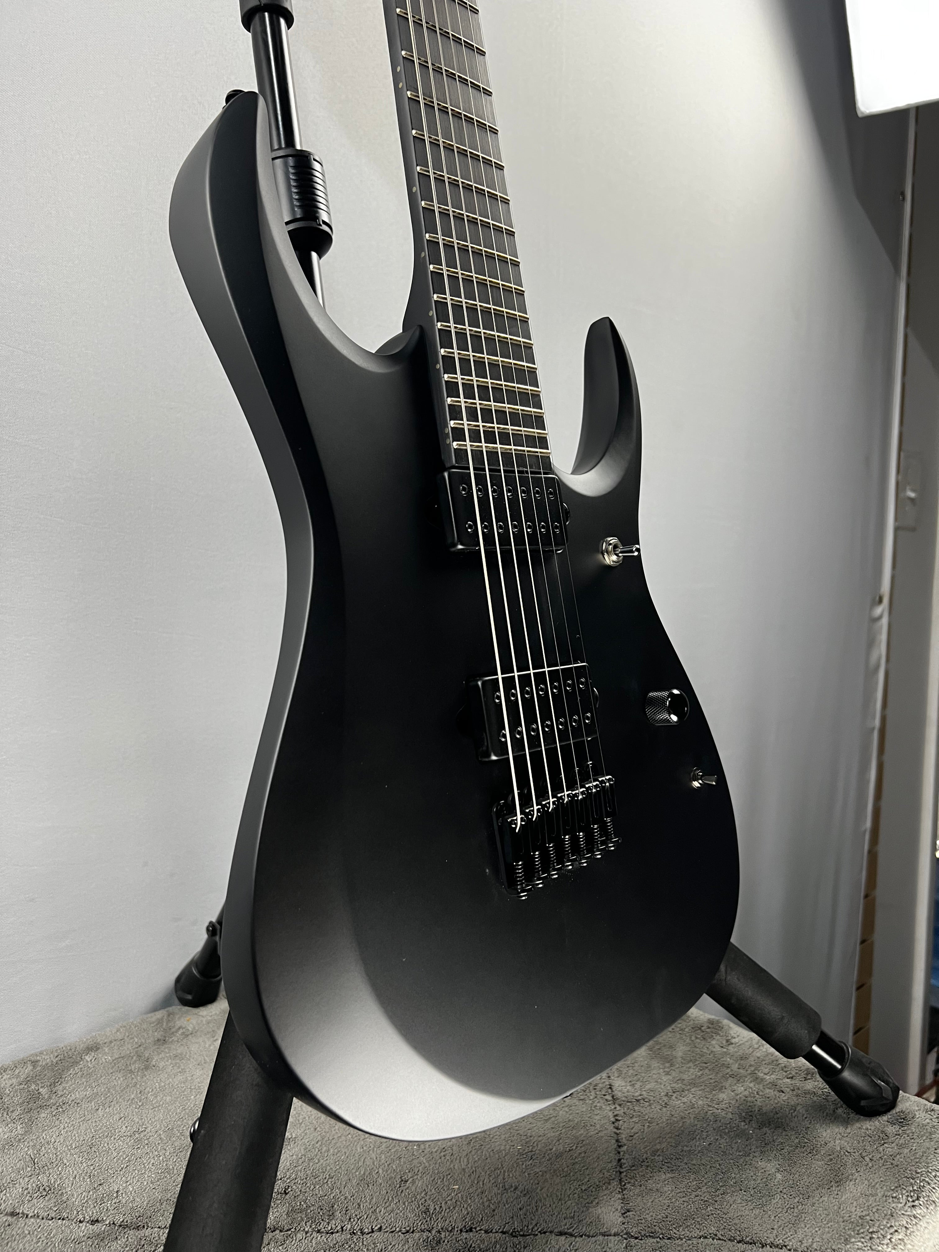 Iron Label RGDRB71 Electric Guitar - Black #298 GET PLEK'D!