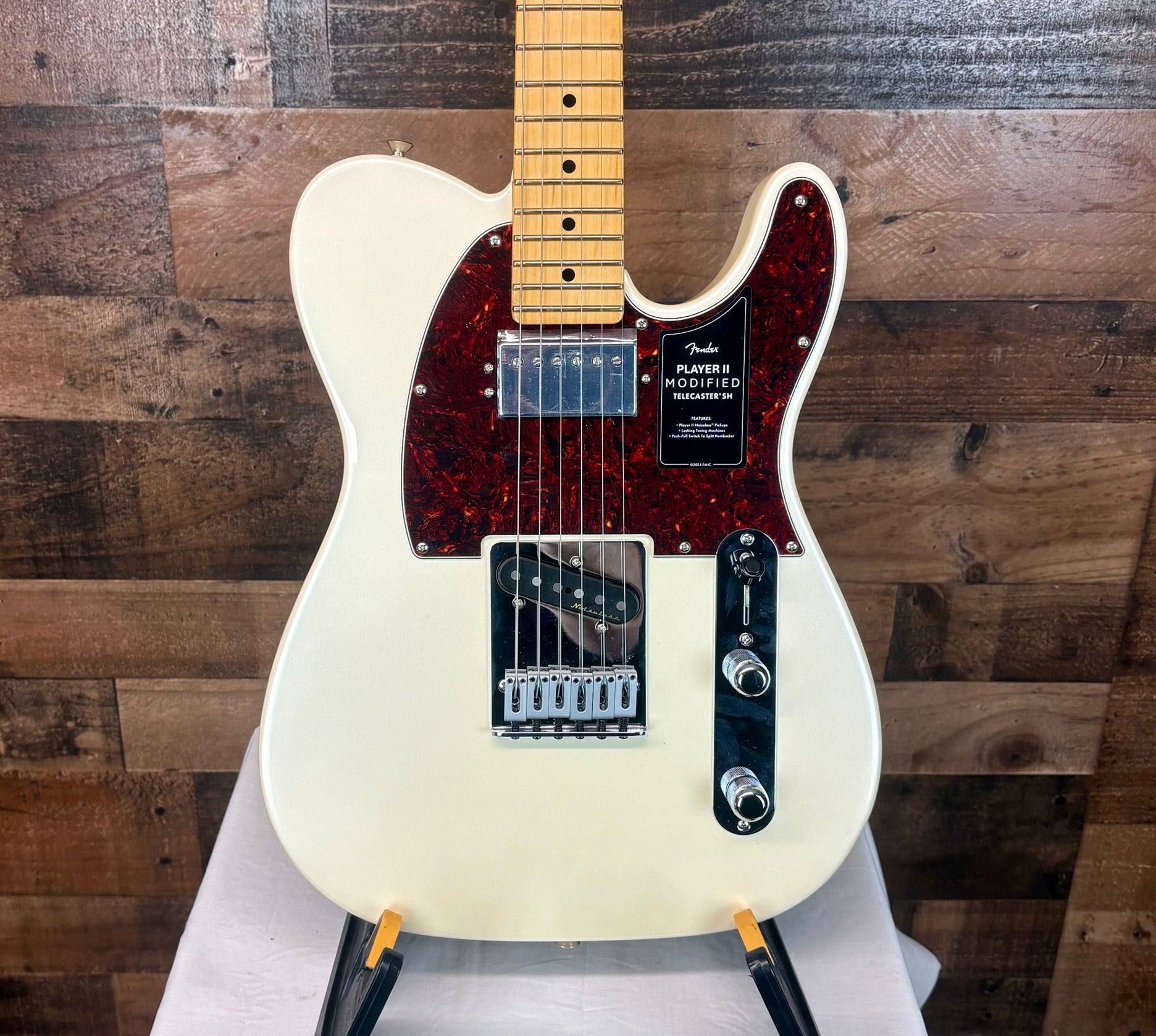 Fender Player II Modified Telecaster SH - Olympic Pearl, Maple Fingerboard, 451